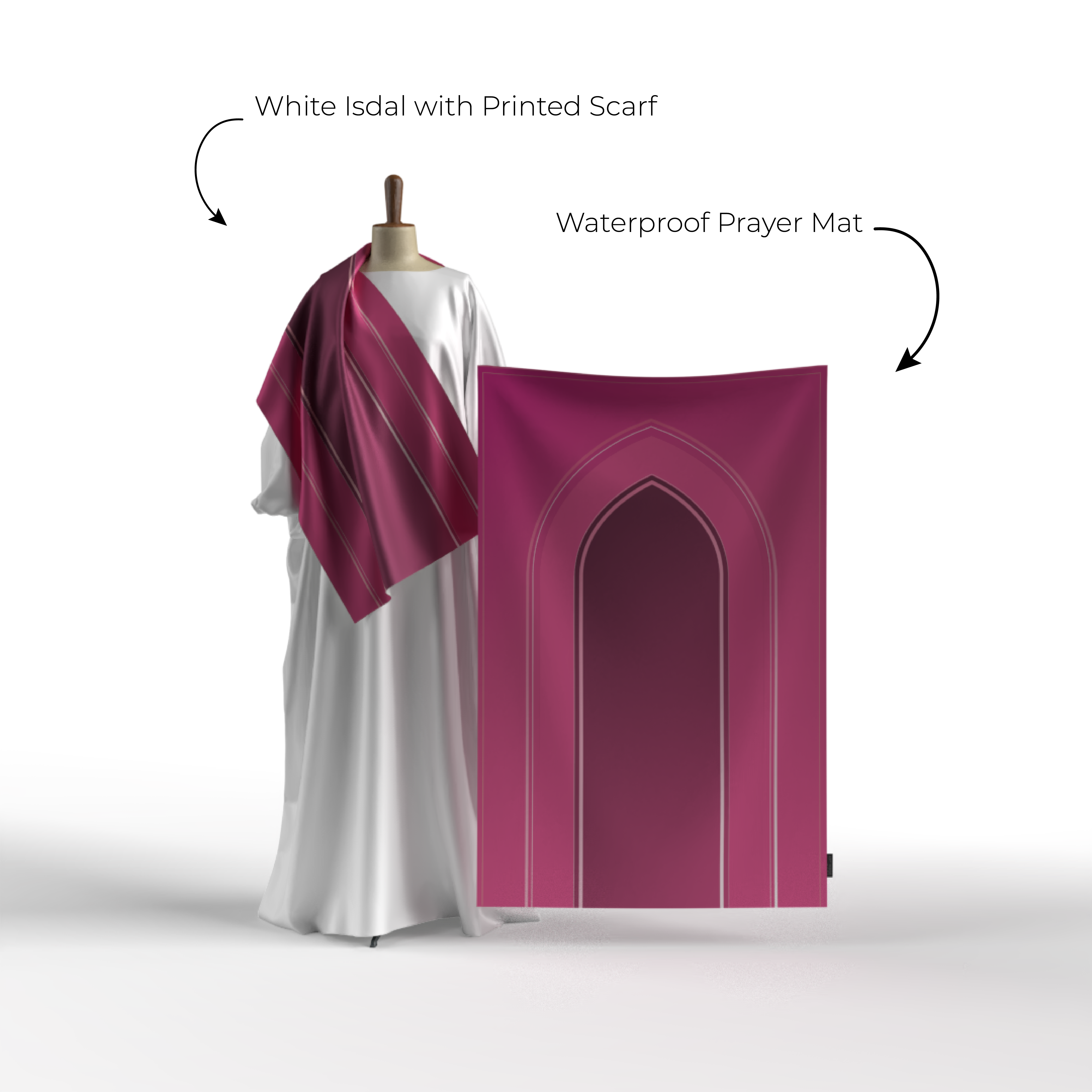 Prayer Wear - Isdal AL-TAQWA PINK