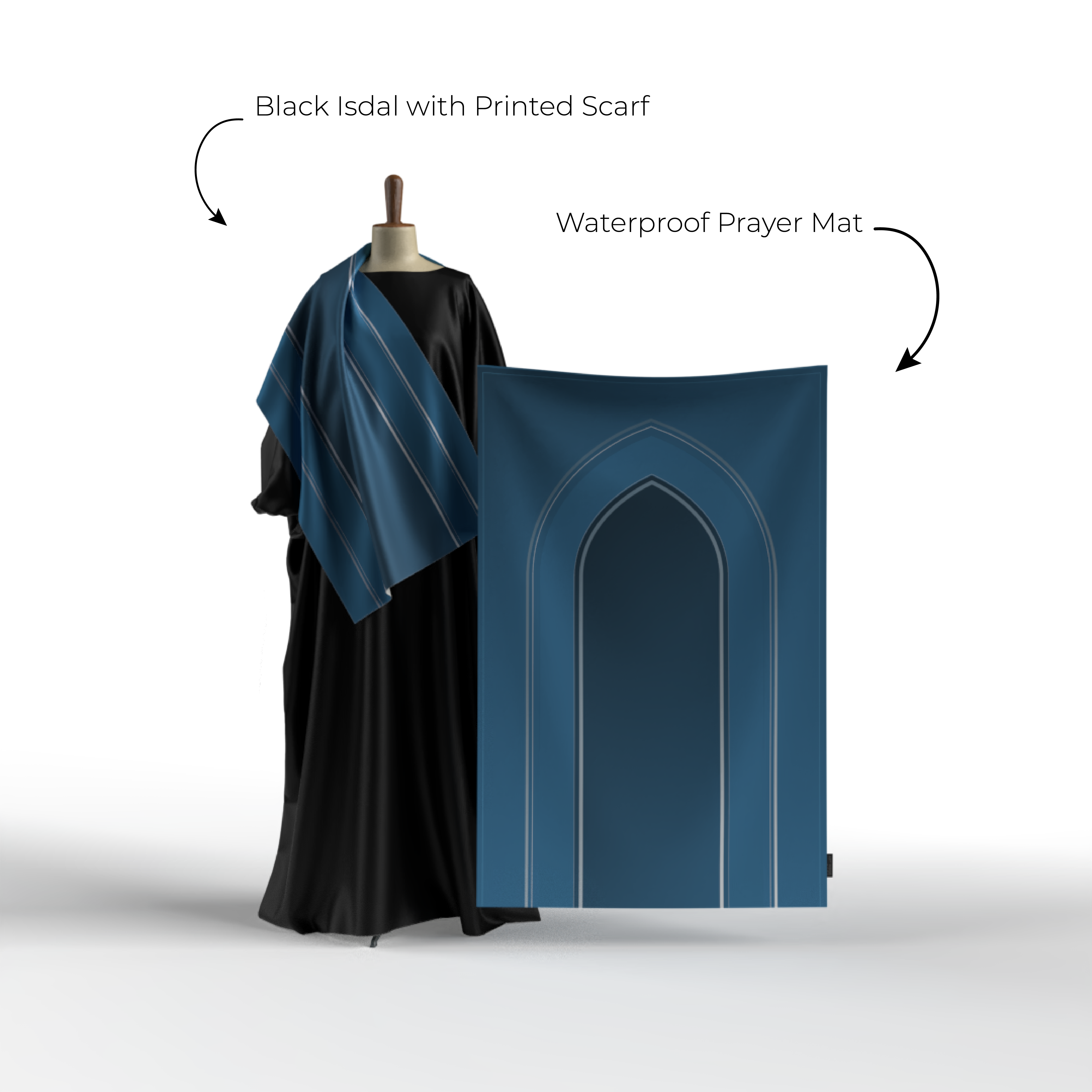 Prayer Wear - Isdal AL-TAQWA BLUE