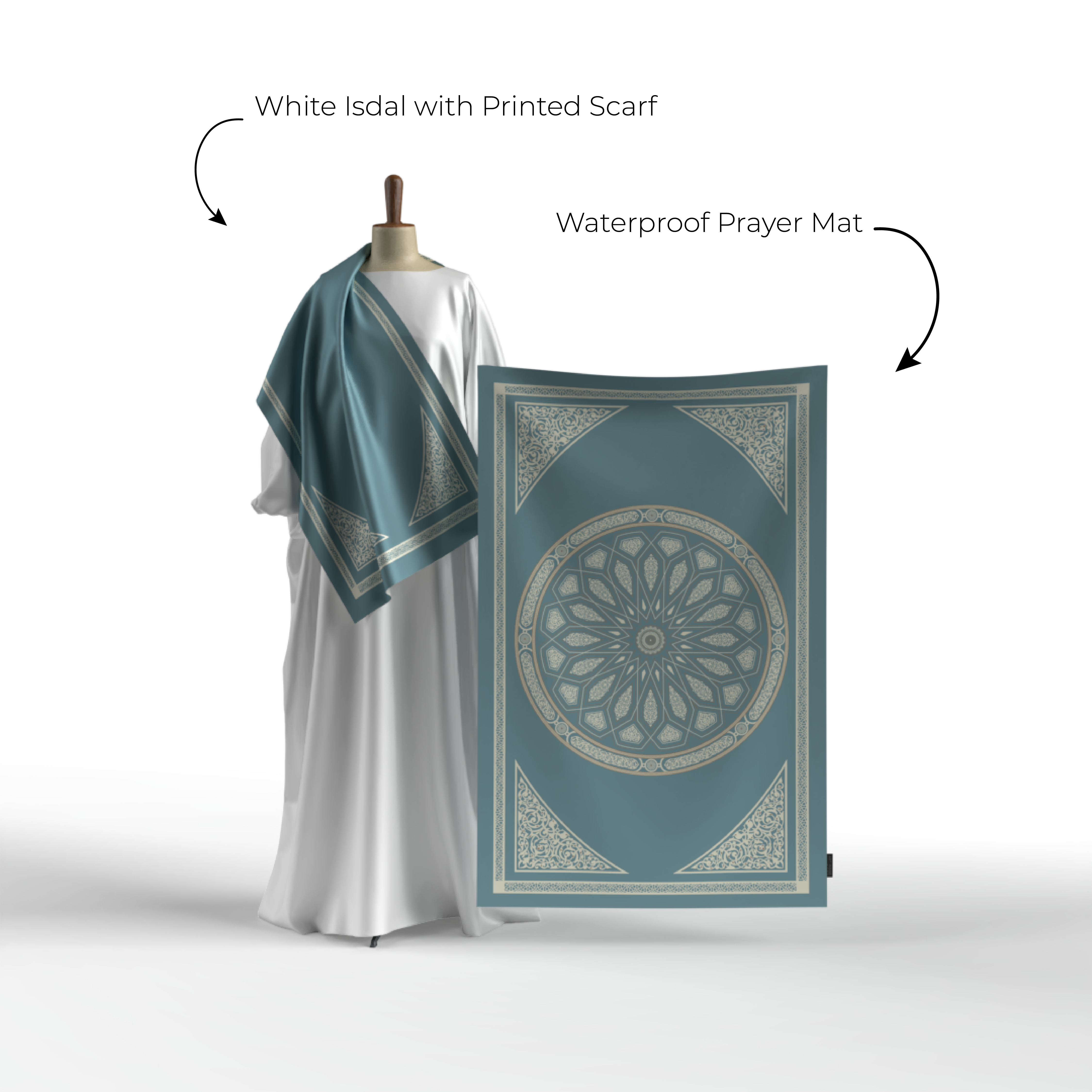 Prayer Wear - Isdal AL-QUBBA BLUE