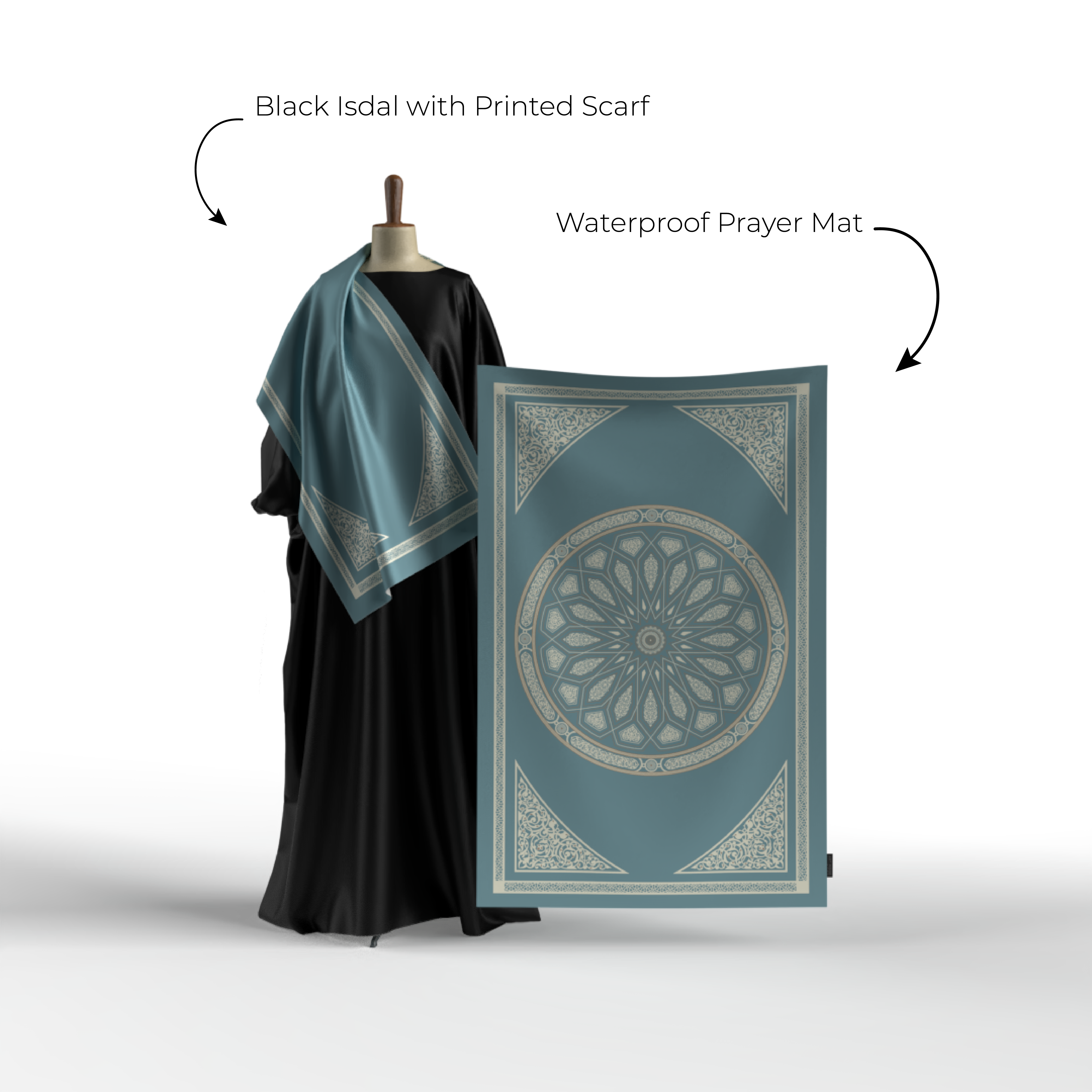 Prayer Wear - Isdal AL-QUBBA BLUE
