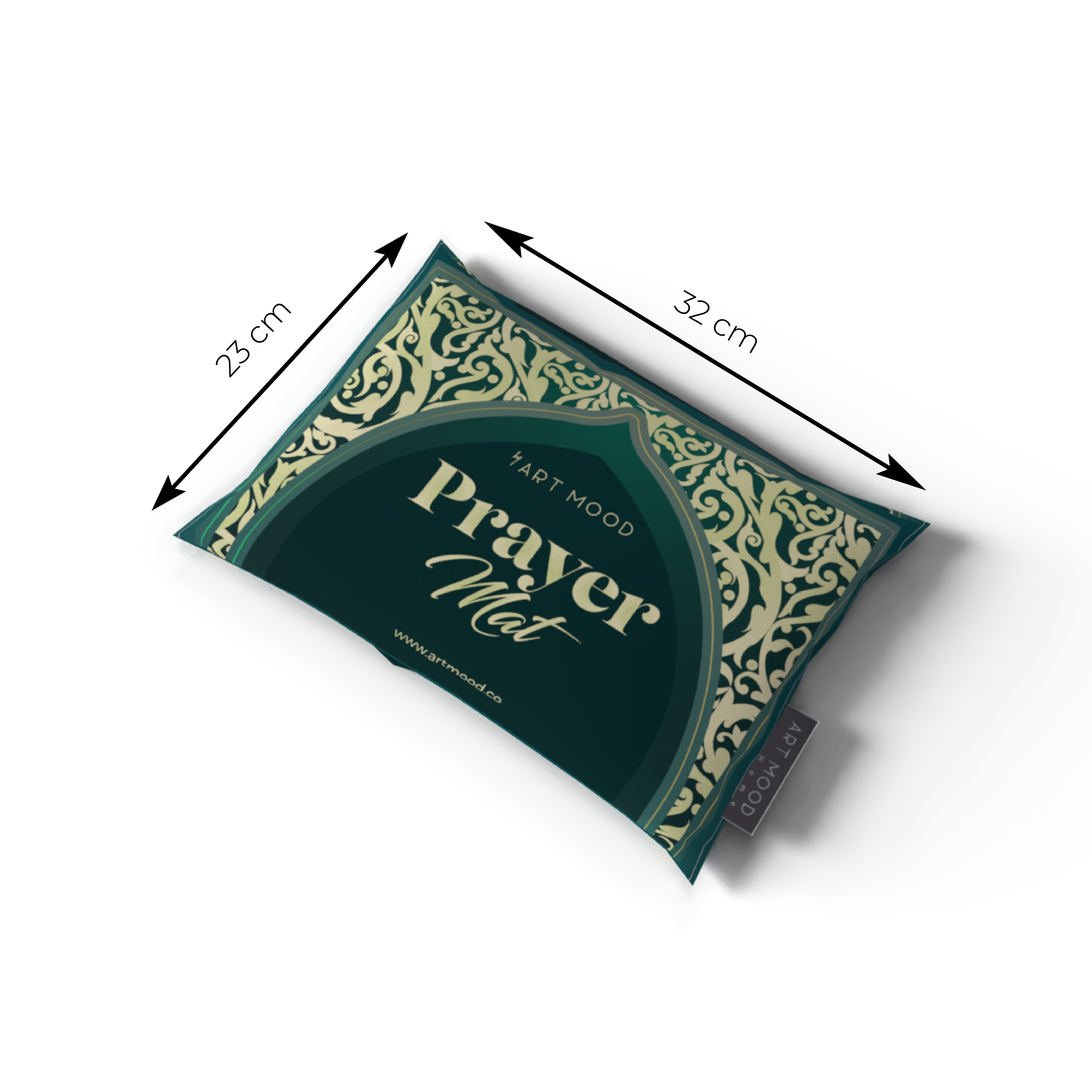 Prayer Mat AL-Hedaya Green - Velvet