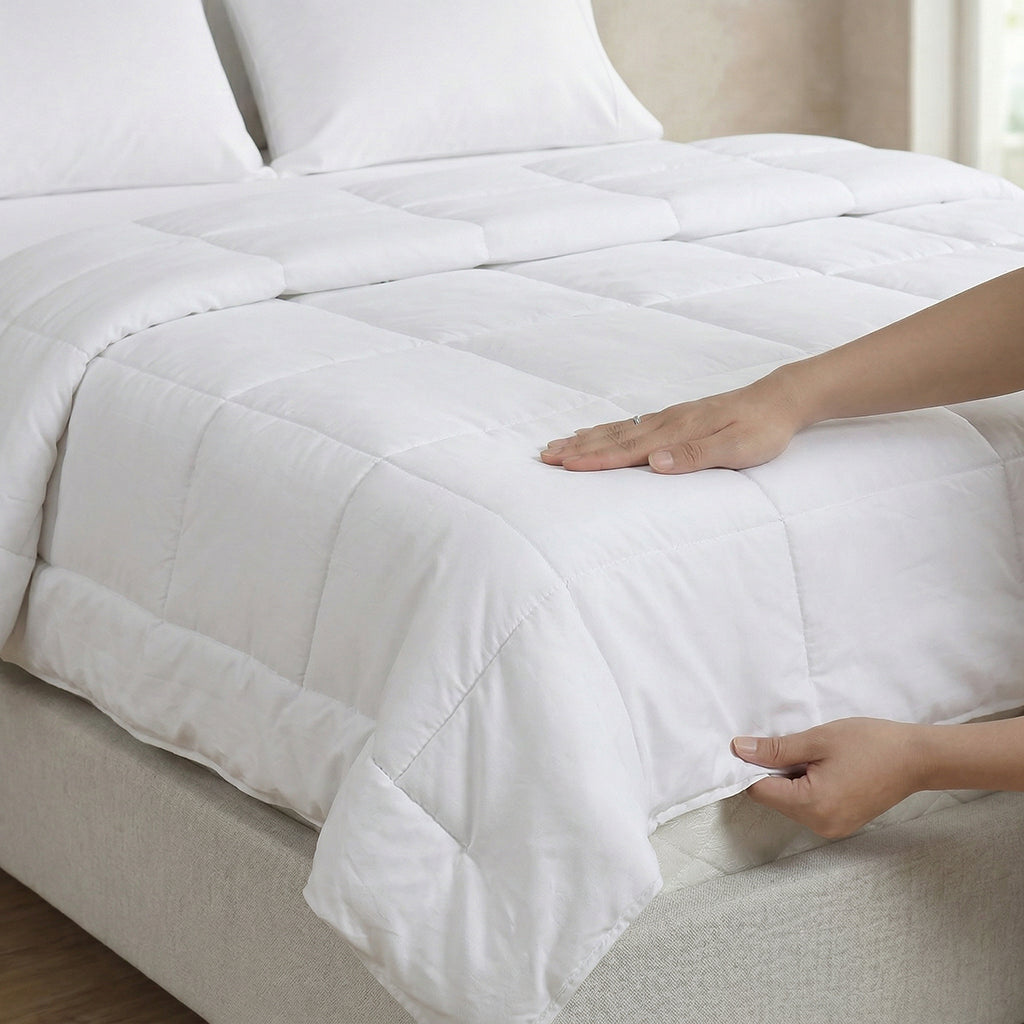 HOTEL SOFT ALL-SEASON DUVET - LUXURY FEATHER-LIKE FILLING - POLYESTER COVER