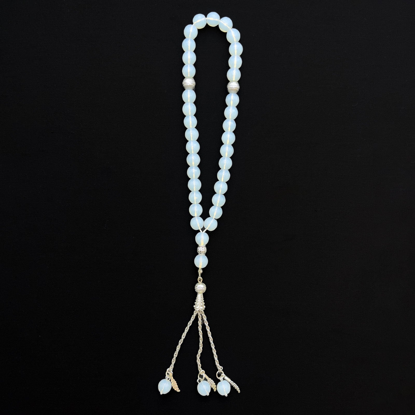 Prayer Rosary Moon Stone - سبحة حجر القمر