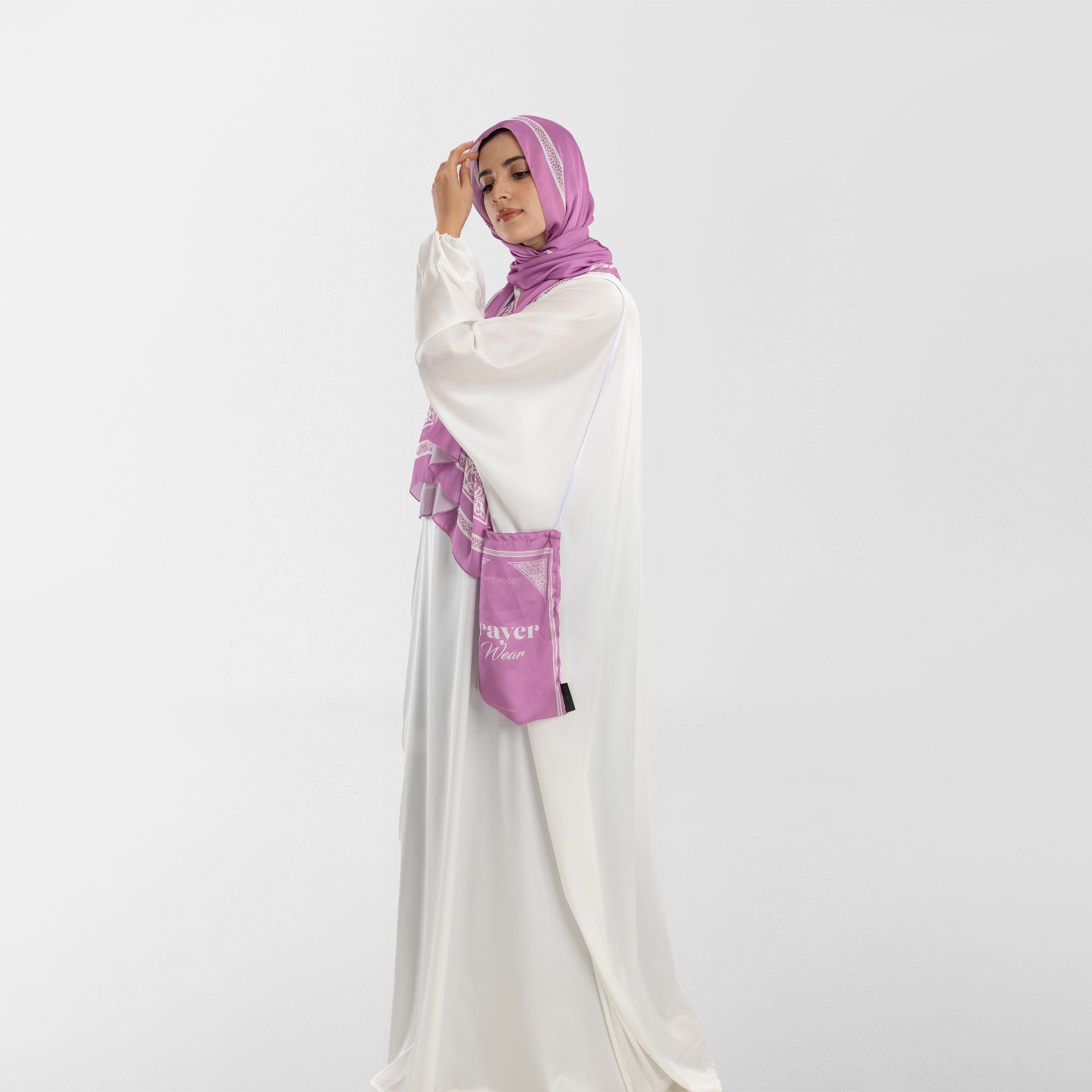 Prayer Wear - Isdal AL-QUBBA PASTEL PURPLE