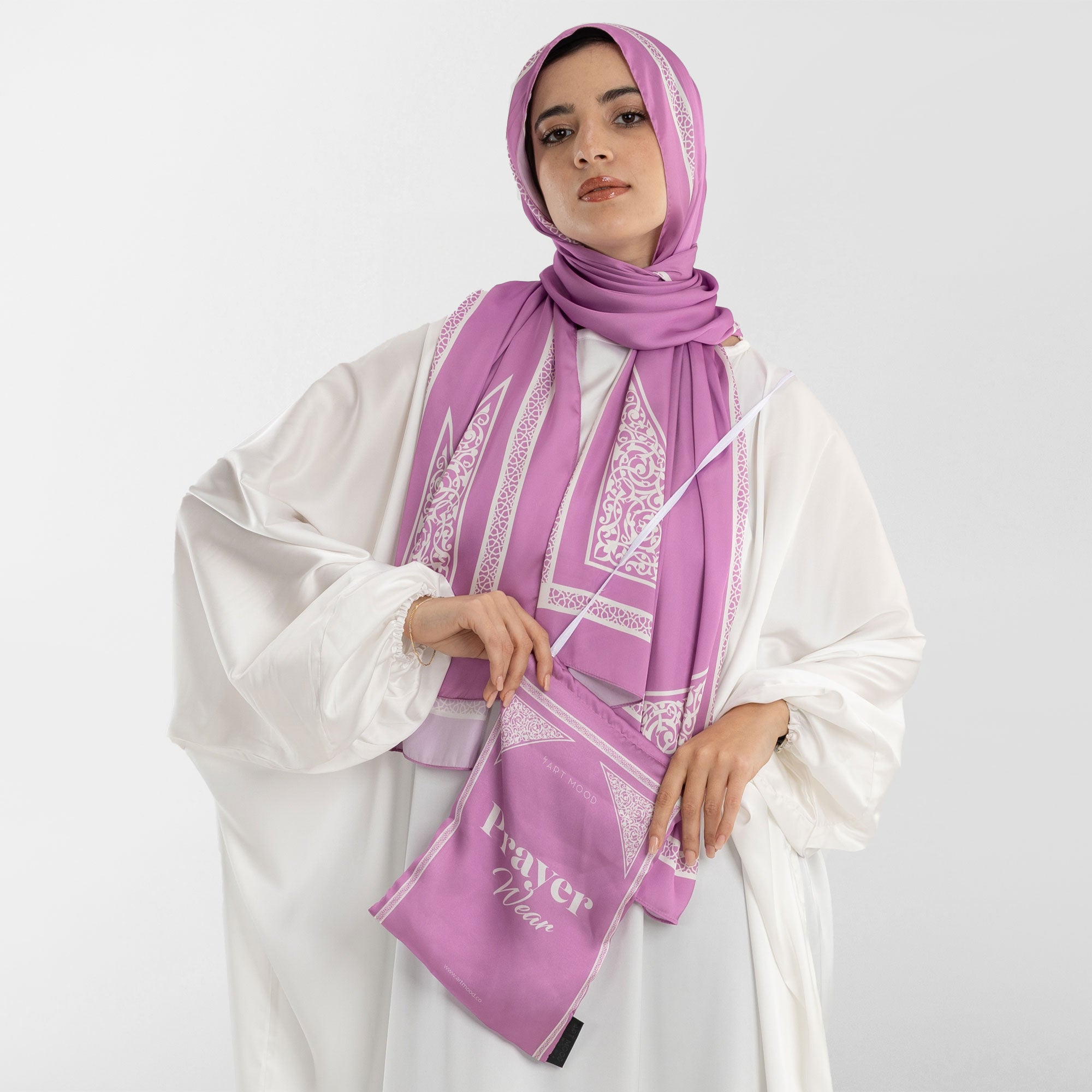 Prayer Wear - Isdal AL-QUBBA PASTEL PURPLE