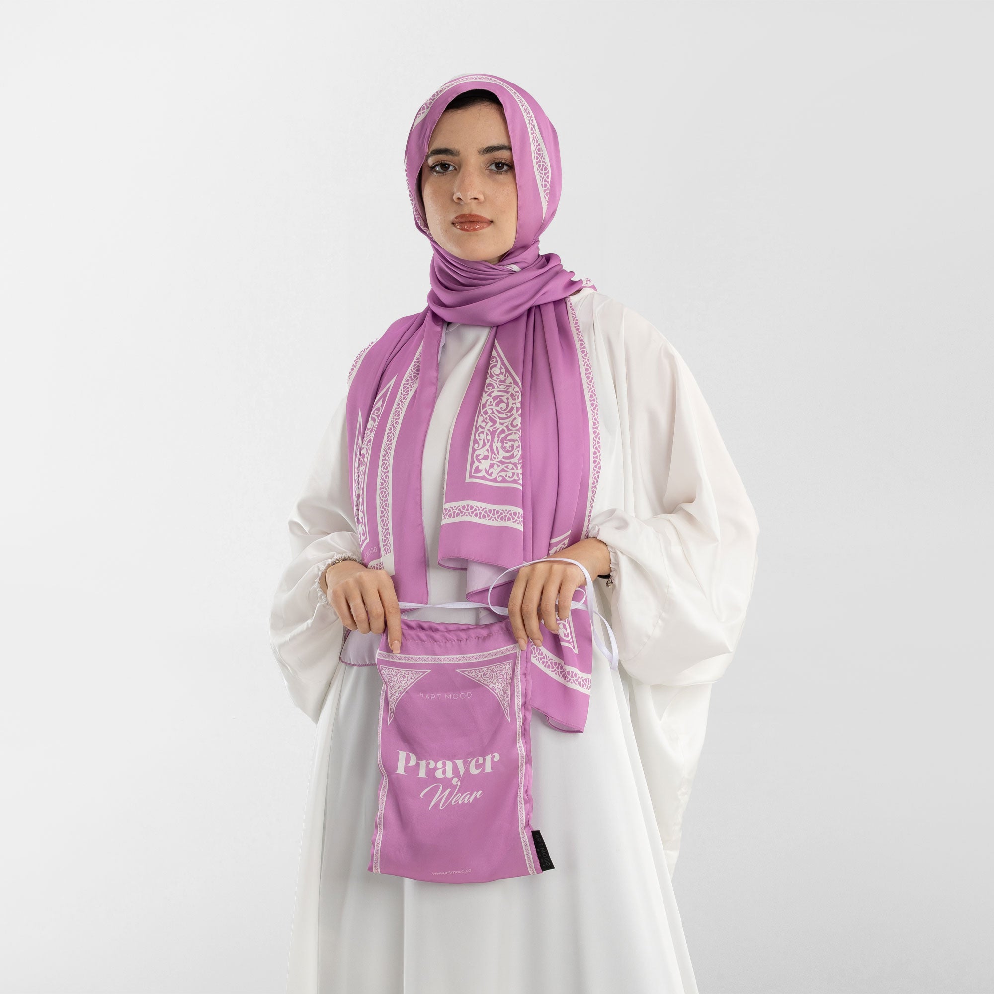Prayer Wear - Isdal AL-QUBBA PASTEL PURPLE