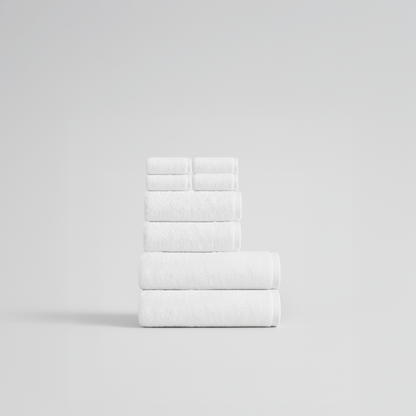 Hotel Cotton Towels - Essential Sets - White 600GSM