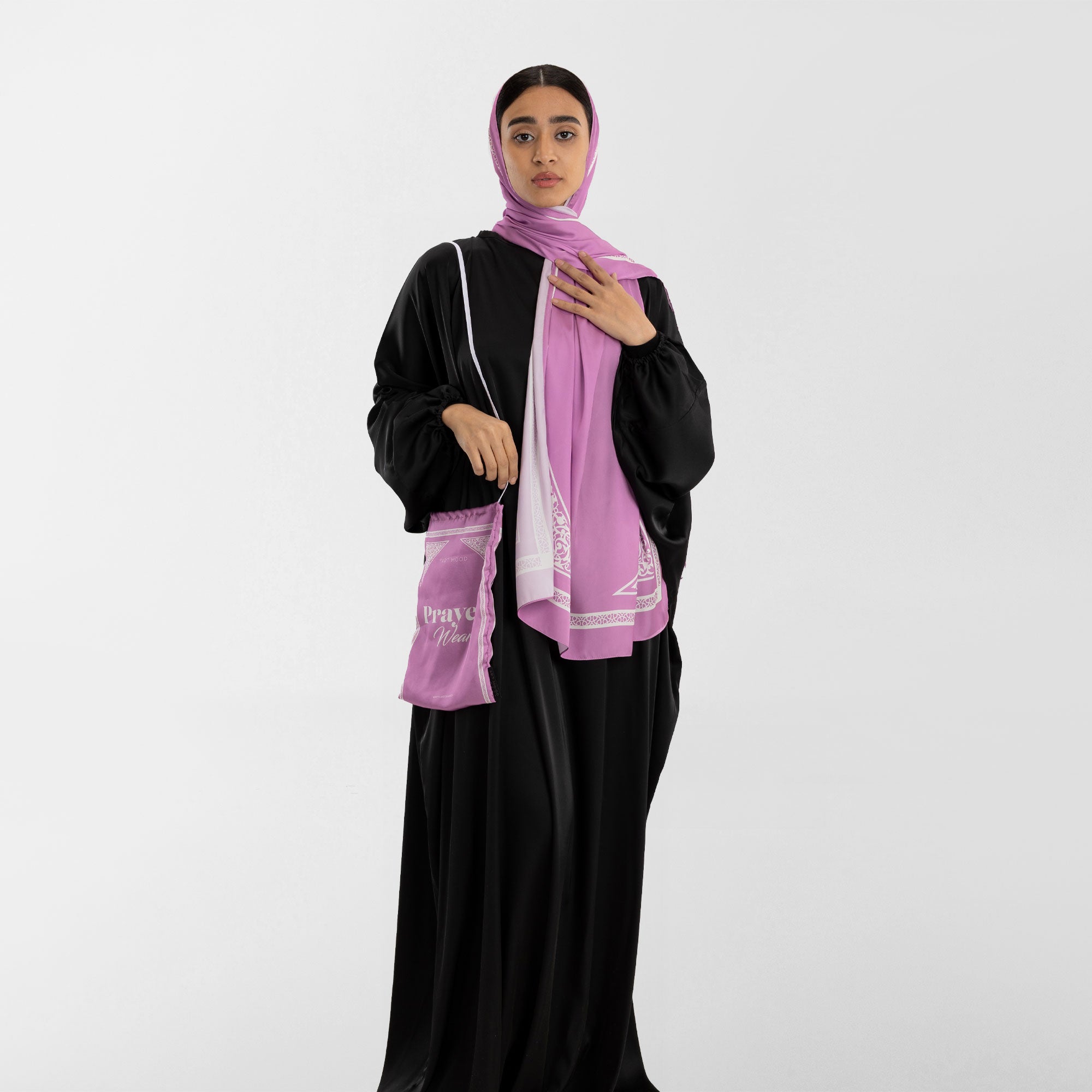 Prayer Wear - Isdal AL-QUBBA PASTEL PURPLE