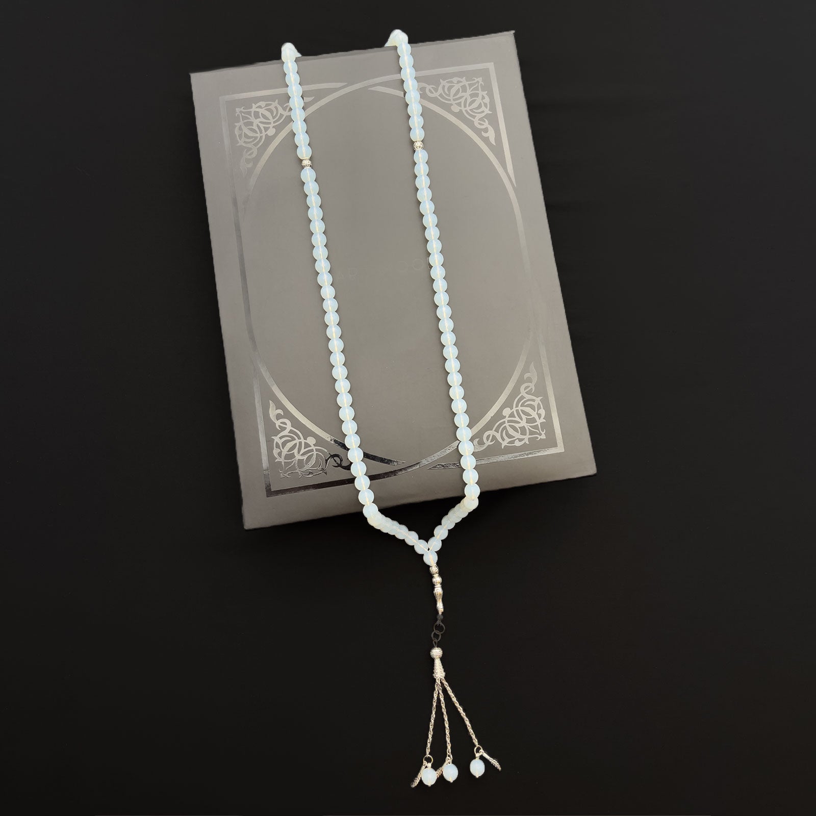 Prayer Rosary Moon Stone - سبحة حجر القمر
