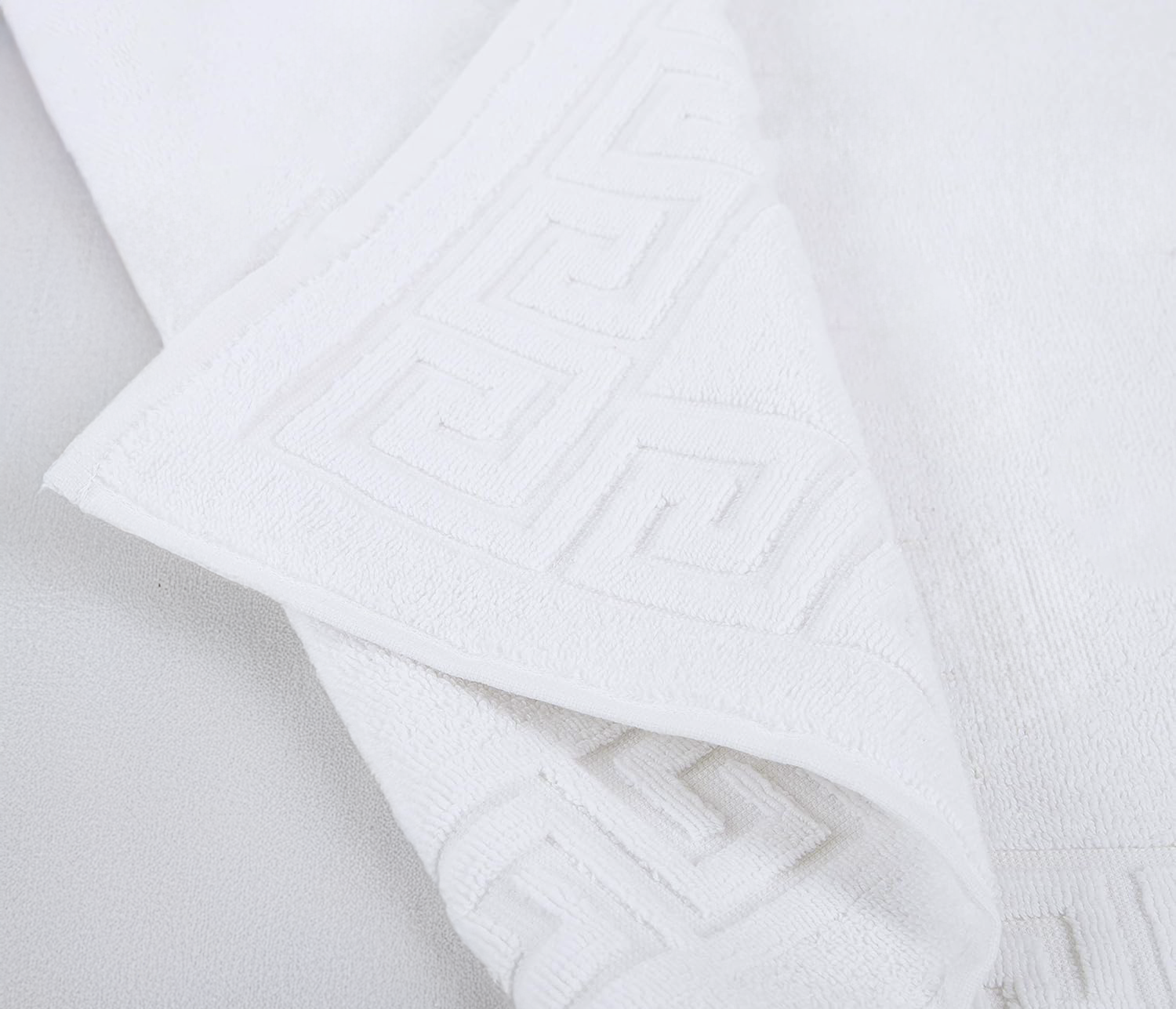 دواسة حمام فندقية من القطن - أبيض 850 جرام للمتر المربع