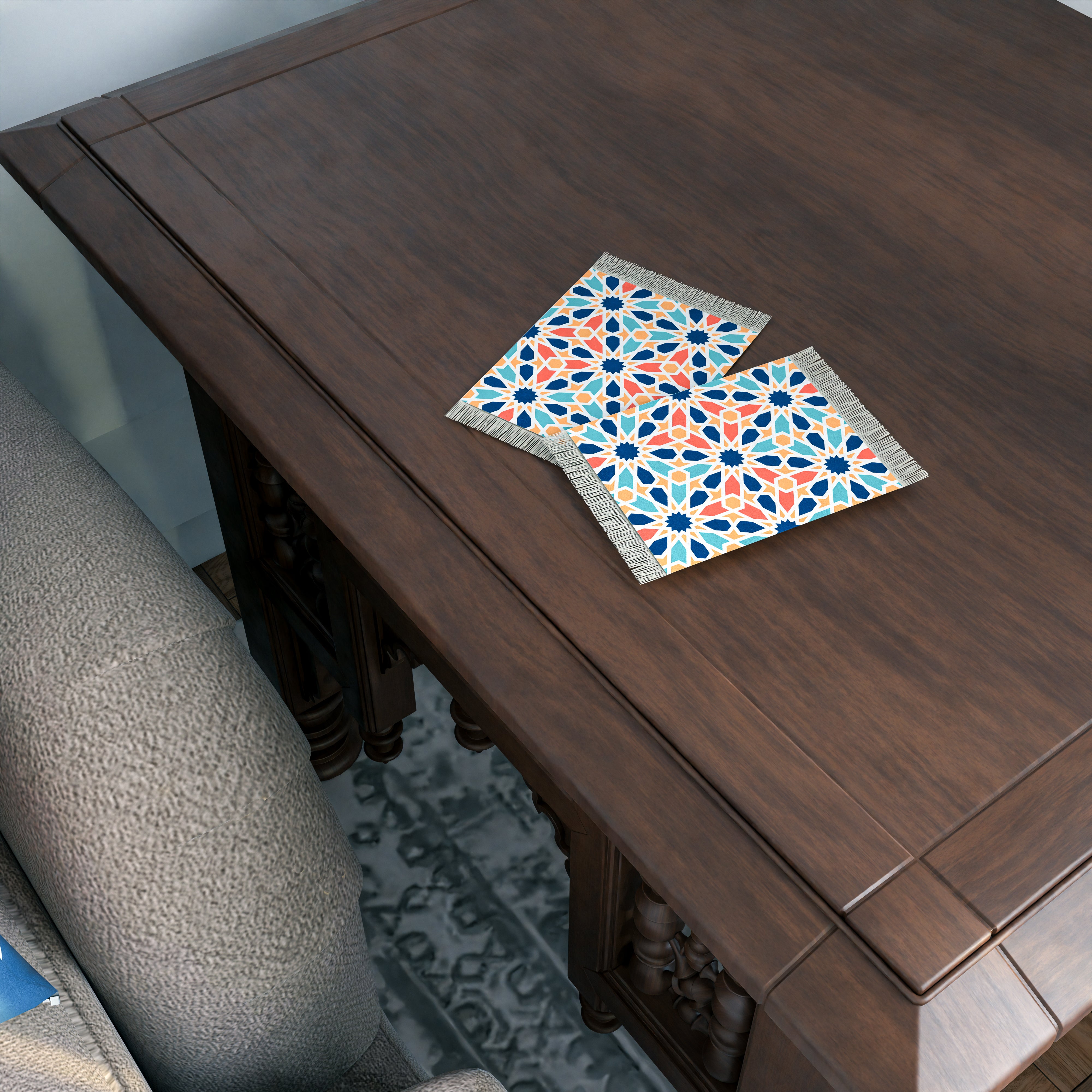 Arabesque - RUG COASTER SET