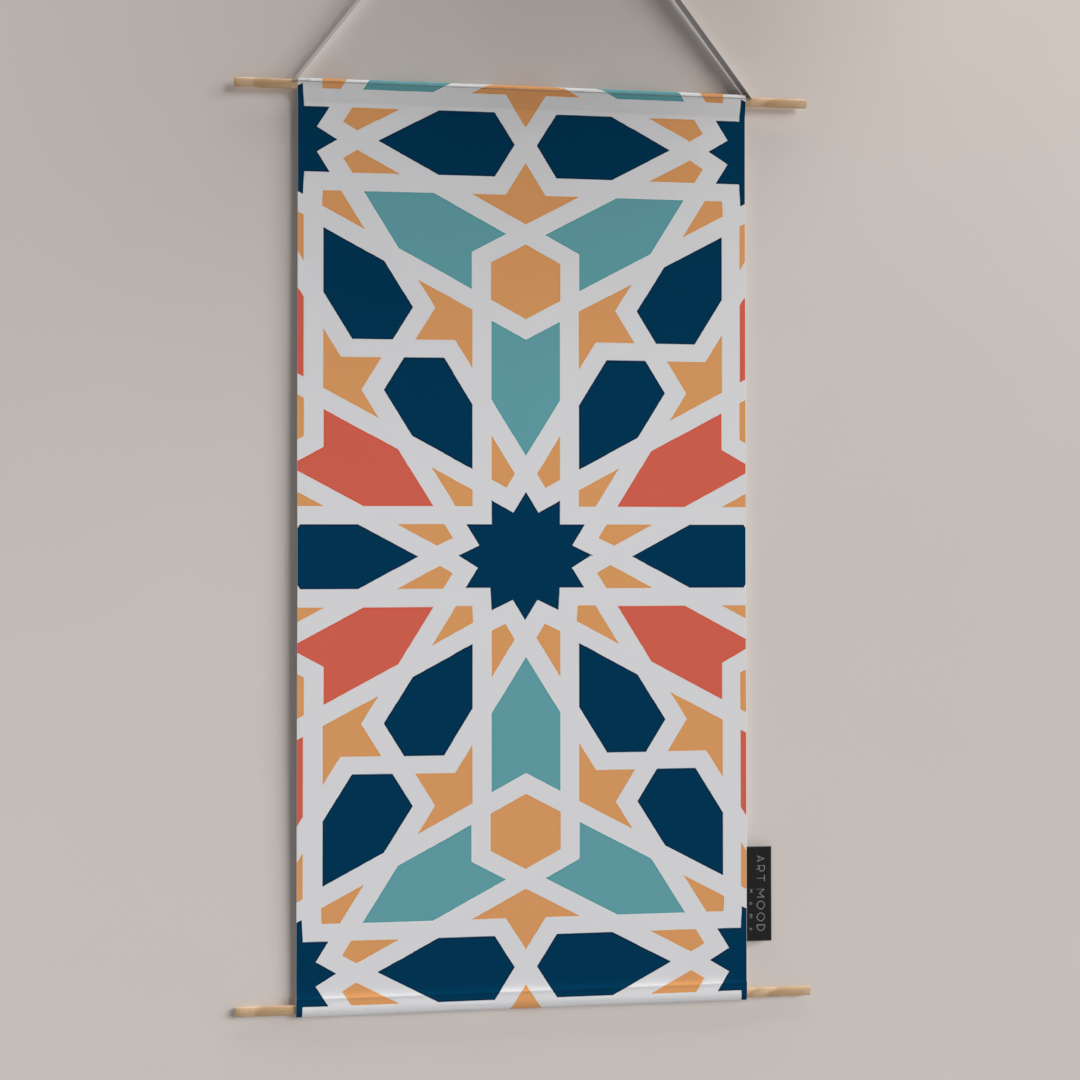 Ensemble d'affiches en tissu Arabesque