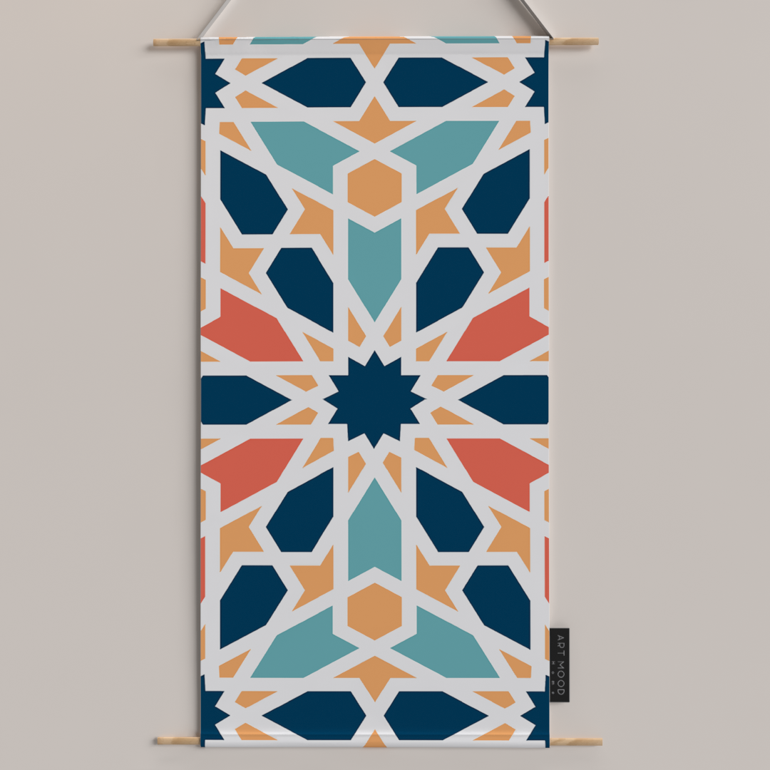 Ensemble d'affiches en tissu Arabesque