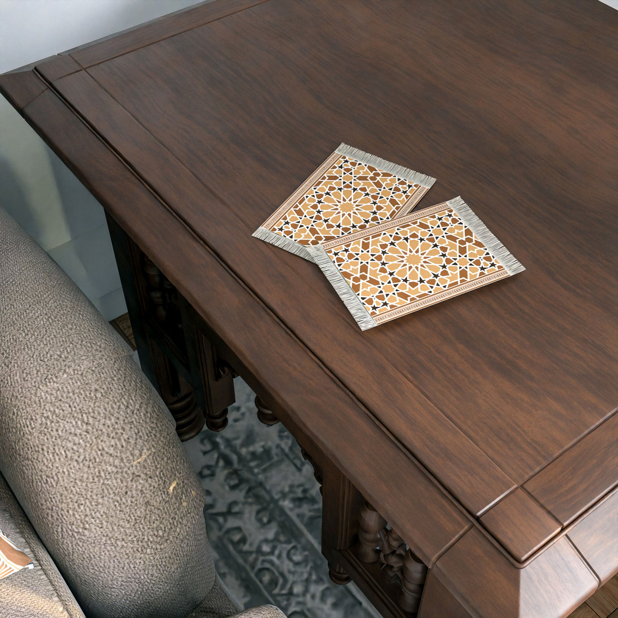 Asala - RUG COASTER SET