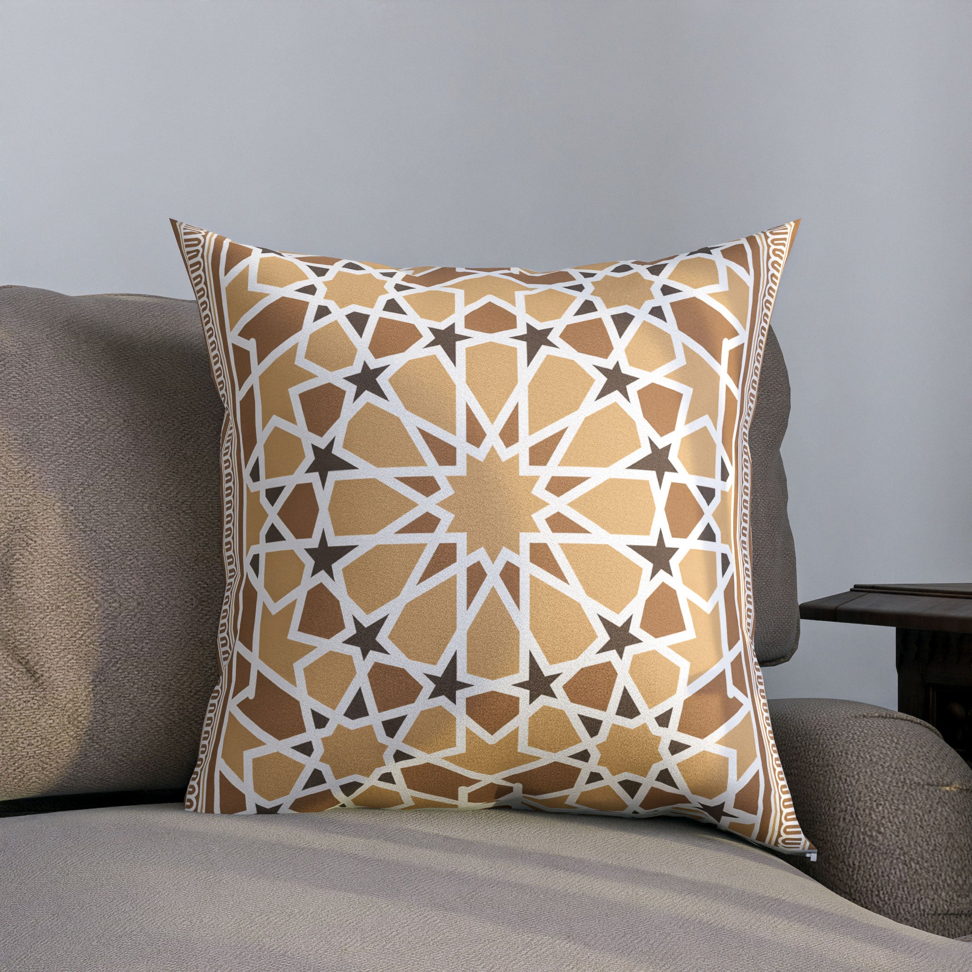 Asala ( Runner + 2 Cushion Cover + 4 Coasters + 3 Fabric Posters + Tissue Box) Bundle