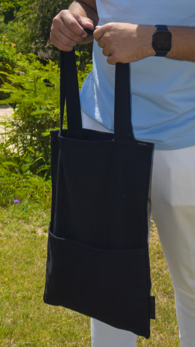Cotton Tote Bag - Black
