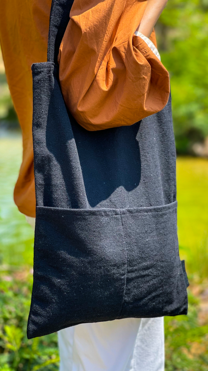 Cotton Tote Bag - Black