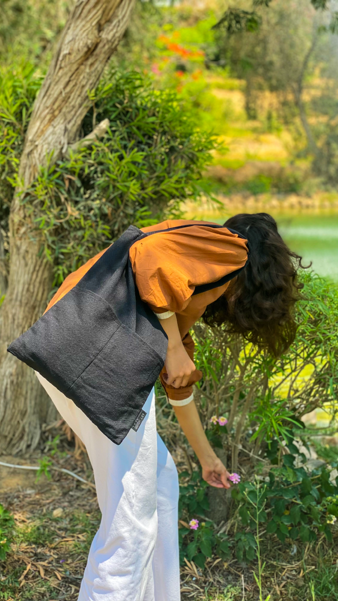 Cotton Tote Bag - Black