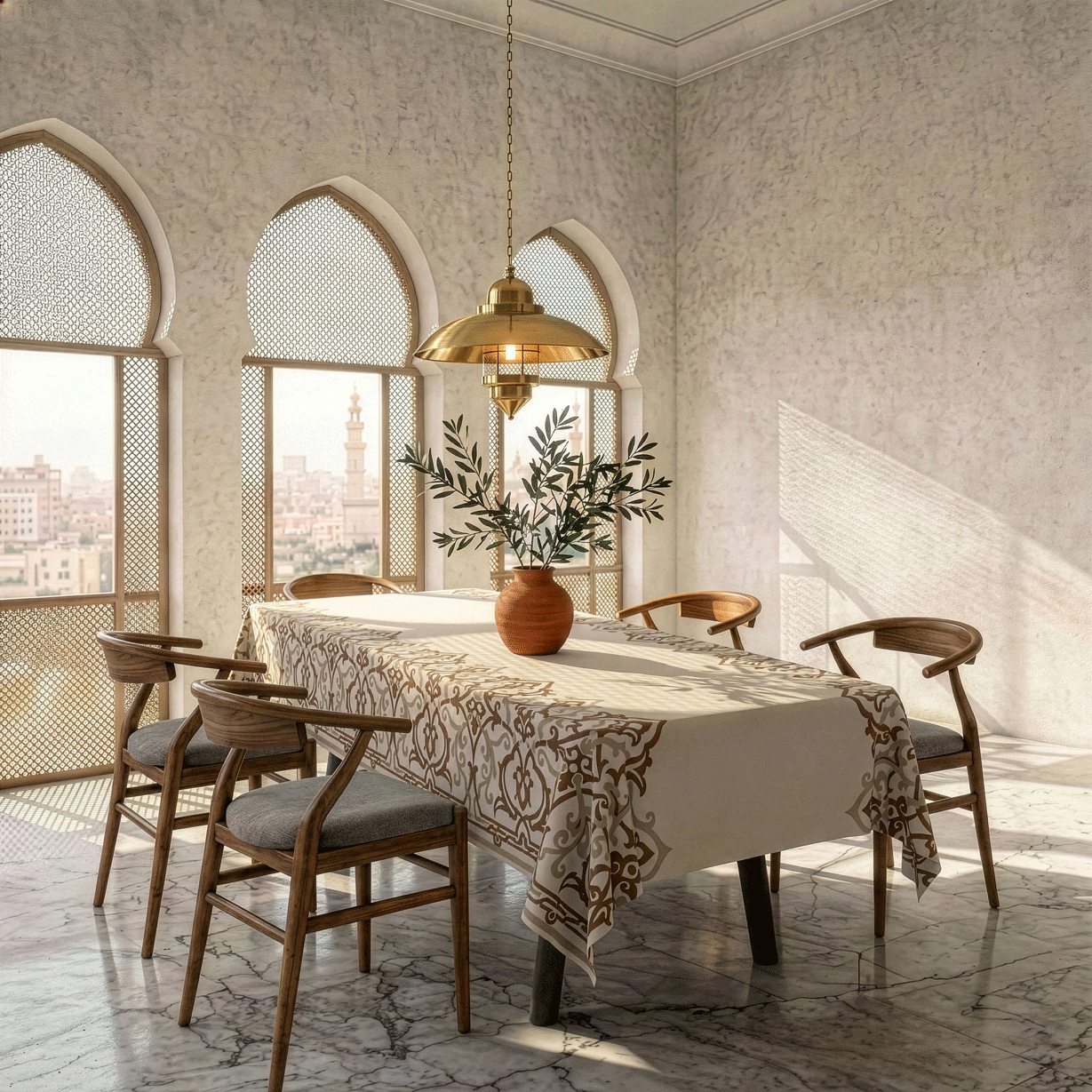 مفرش طاولة - اطلس