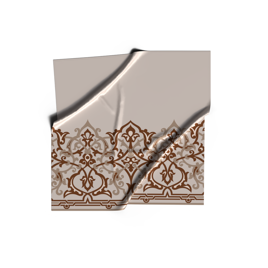 طقم مفارش الطاولة + المناديل القماشية - اطلس