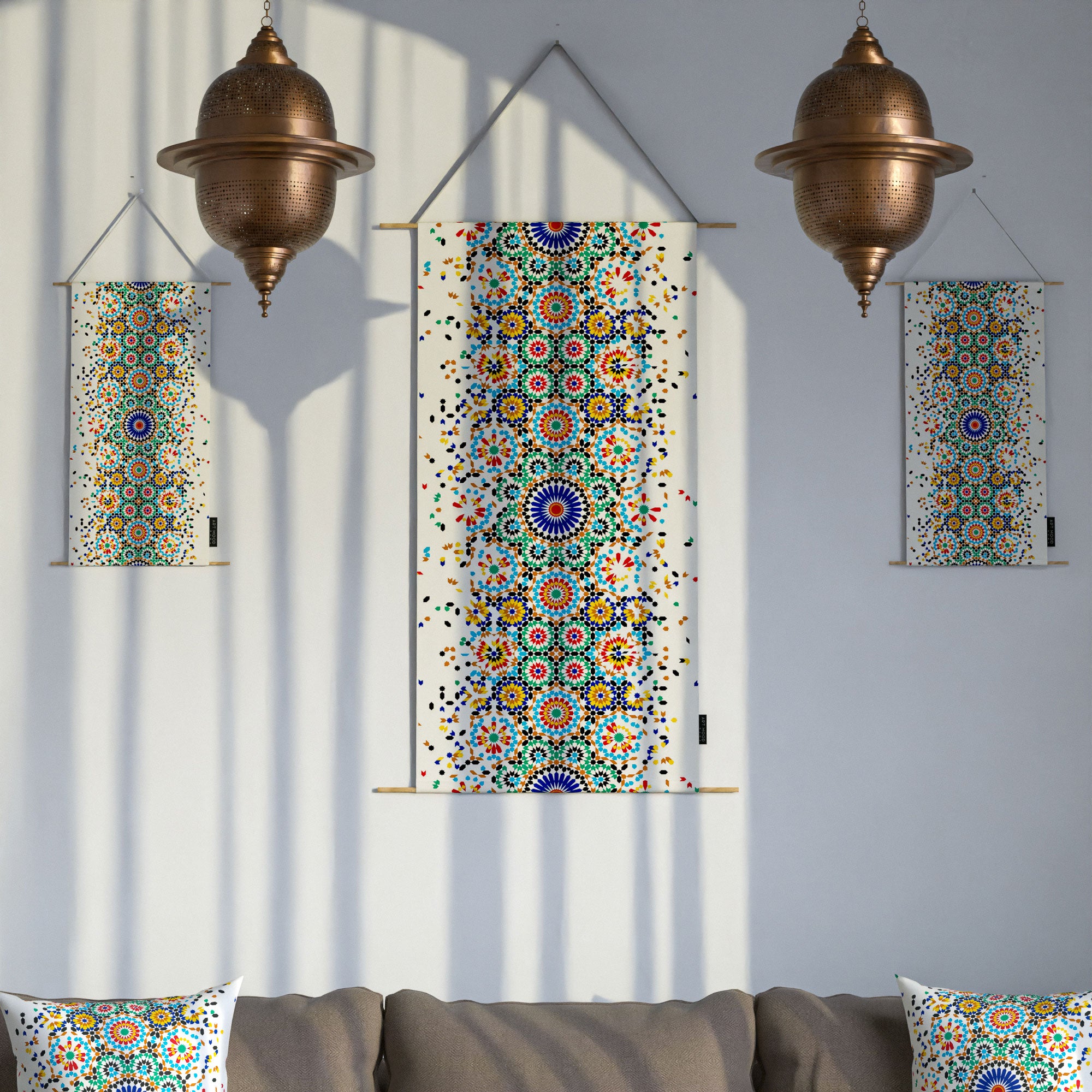 Ensemble d'affiches en tissu Oasis