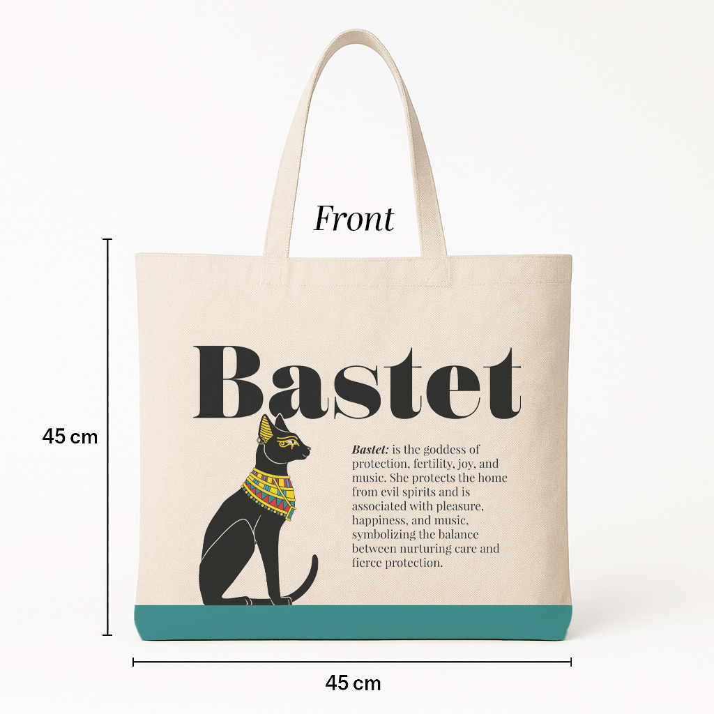 Ancient Egyptian - Tote Bag + Pouch - Bastet