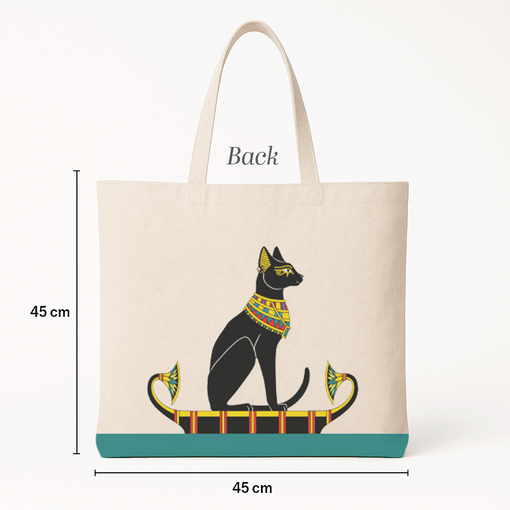 Ancient Egyptian - Tote Bag + Pouch - Bastet