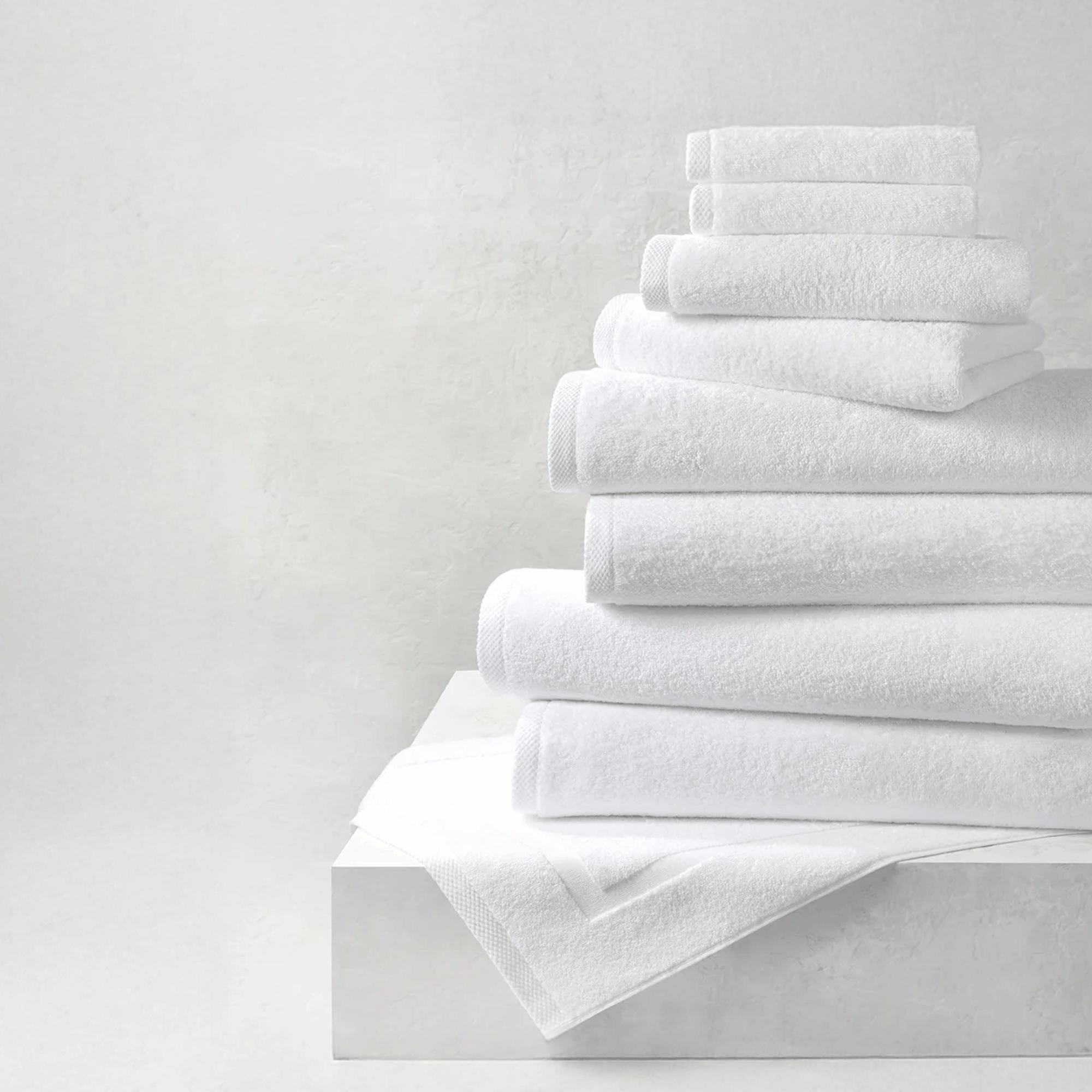 Hotel Cotton Towels - Essential Sets - White 600GSM