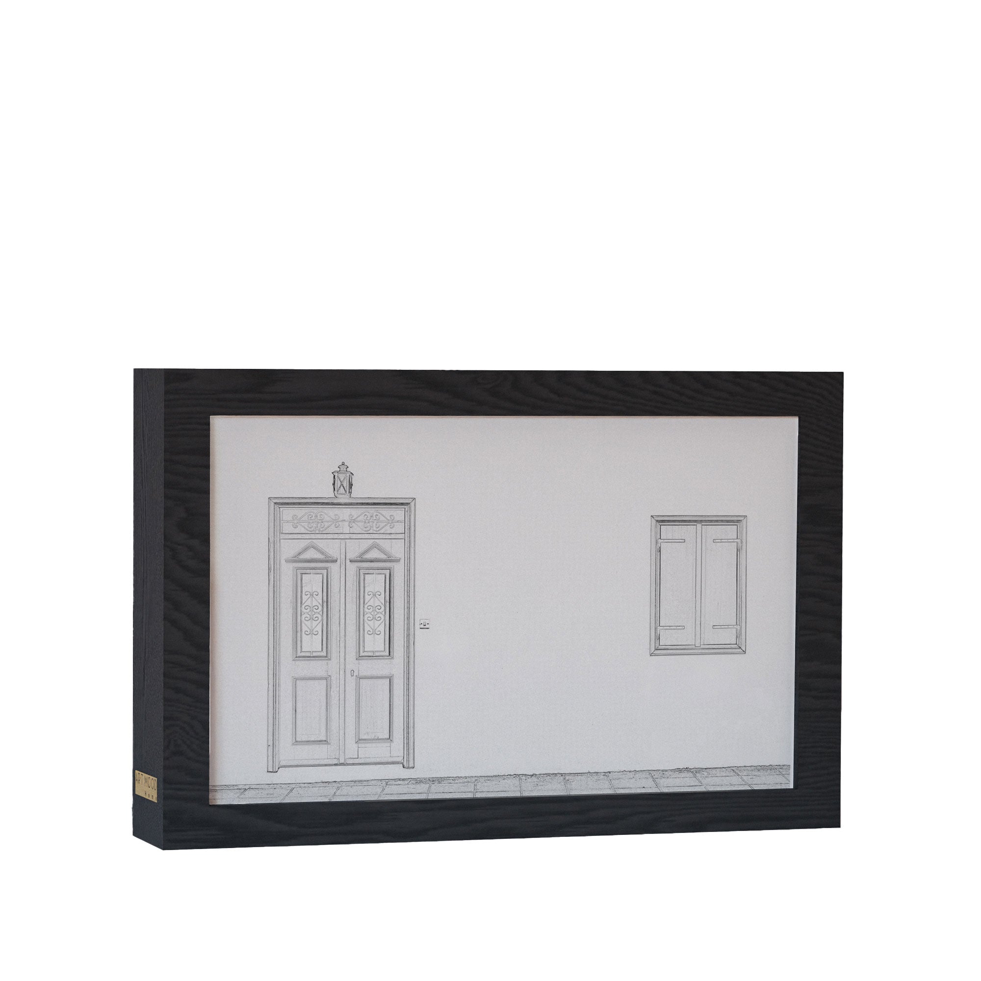 2 in 1 Photo Lighting Frame - Blue Door