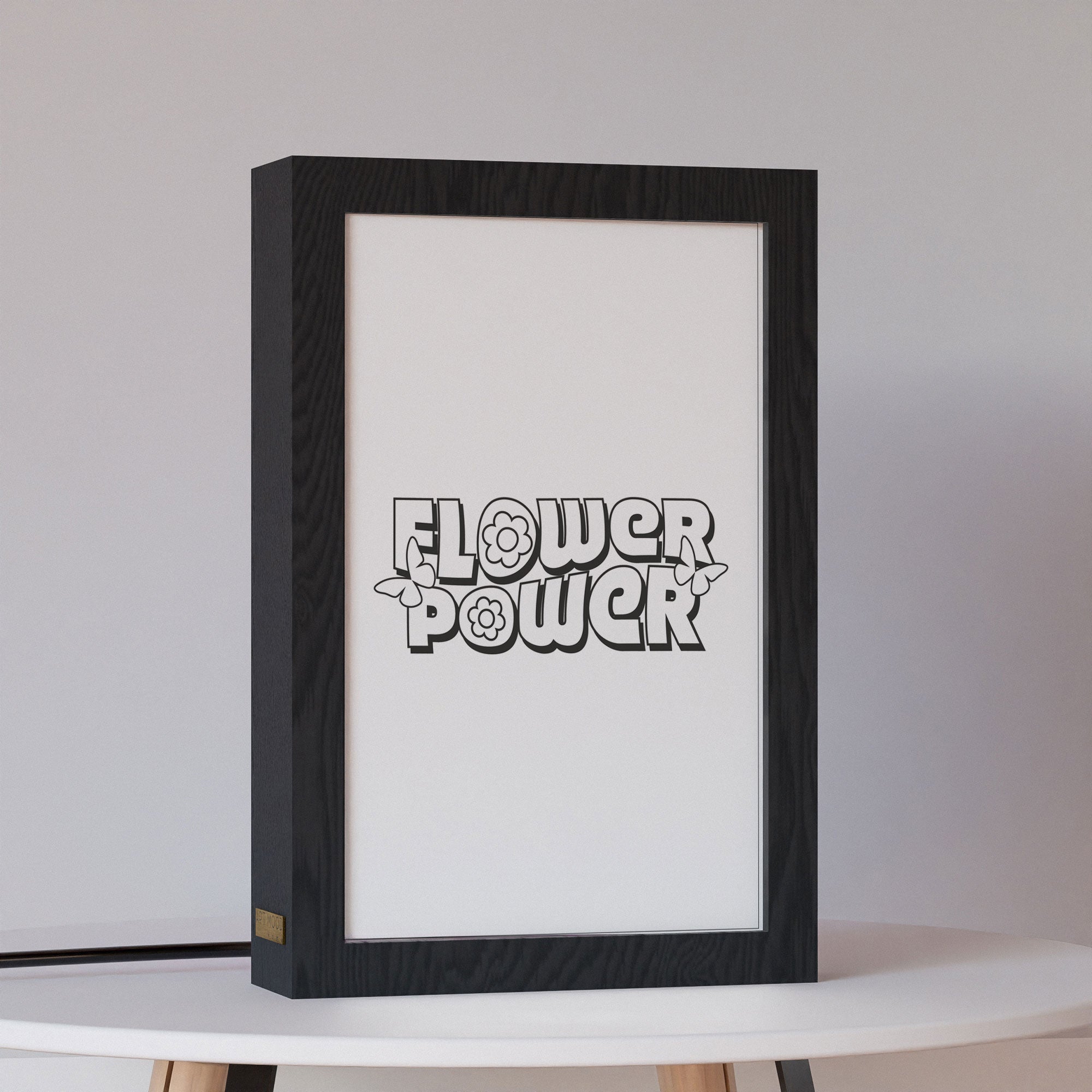 2 in 1 Photo Lighting Frame - Flower Power