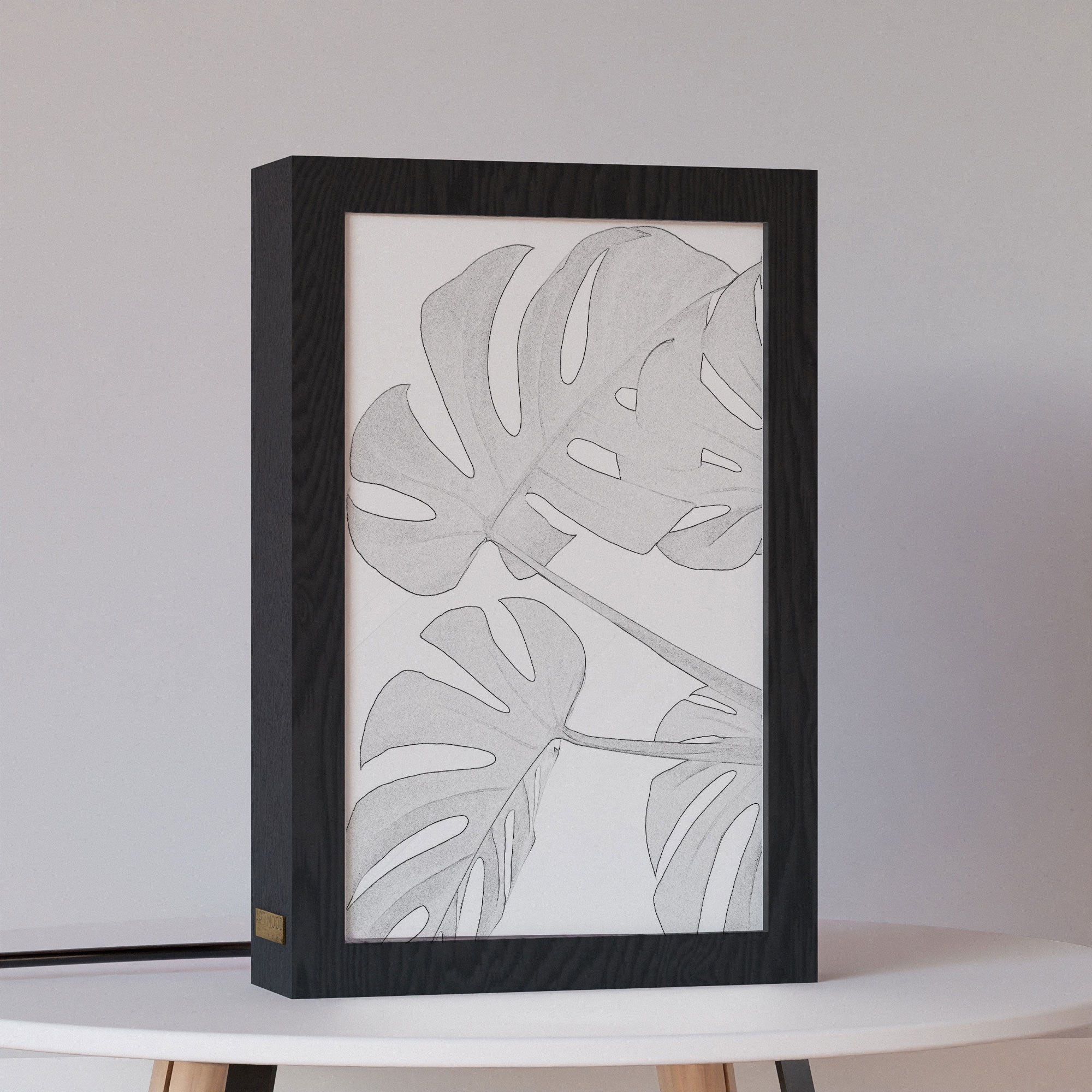 2 in 1 Photo Lighting Frame - Leafs