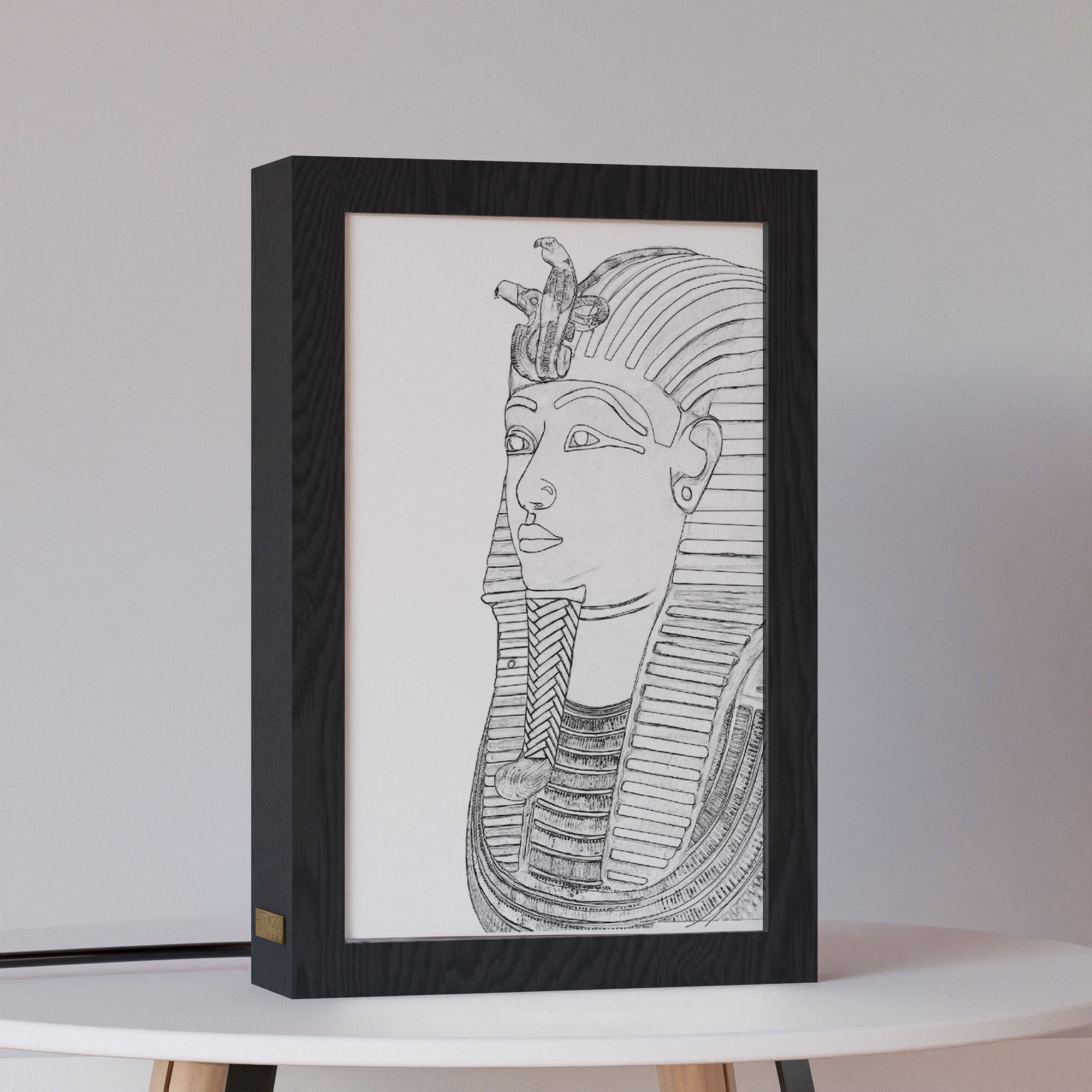 ٢ في ١ - برواز مضئ - الملك توت