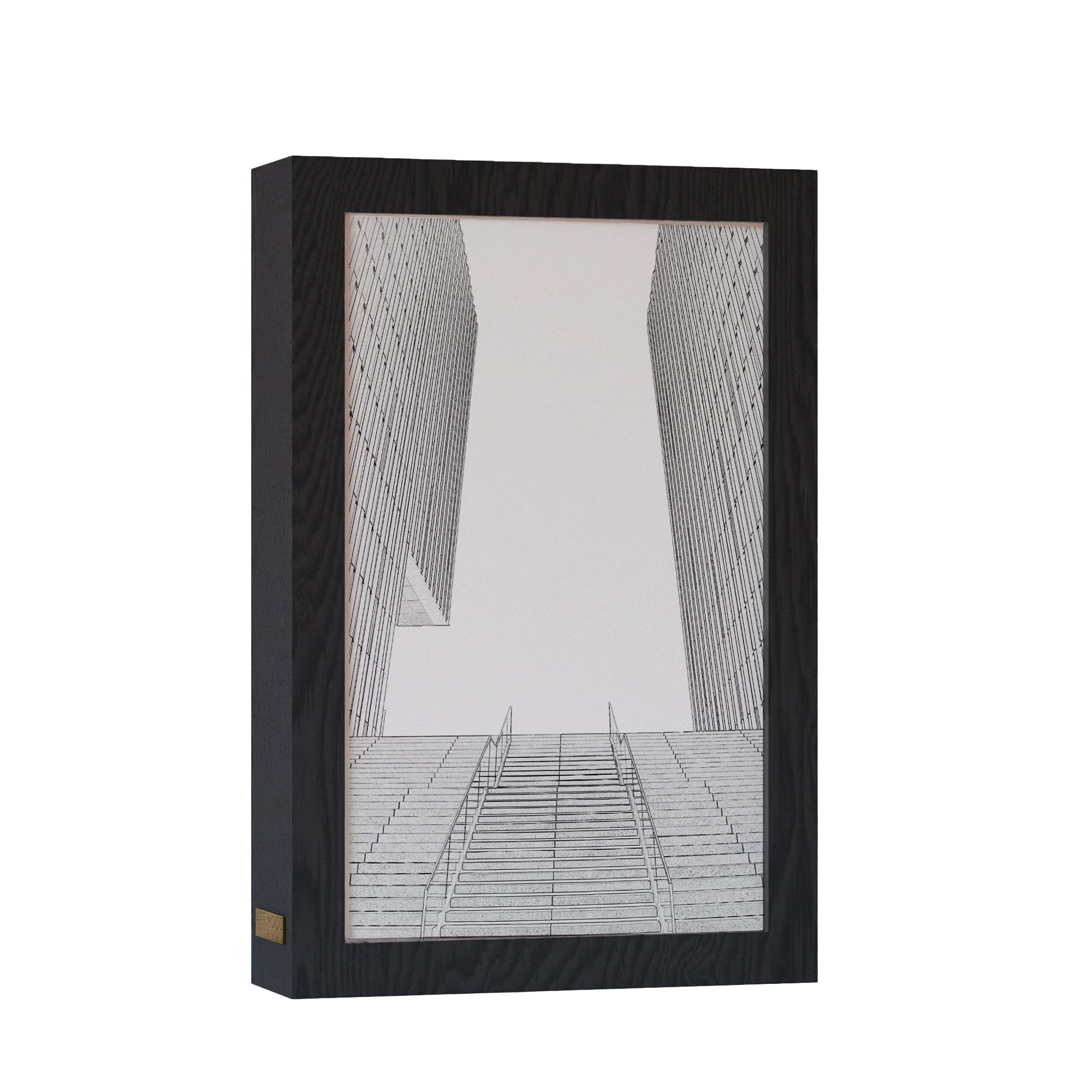 2 in 1 Photo Lighting Frame - Modern Building