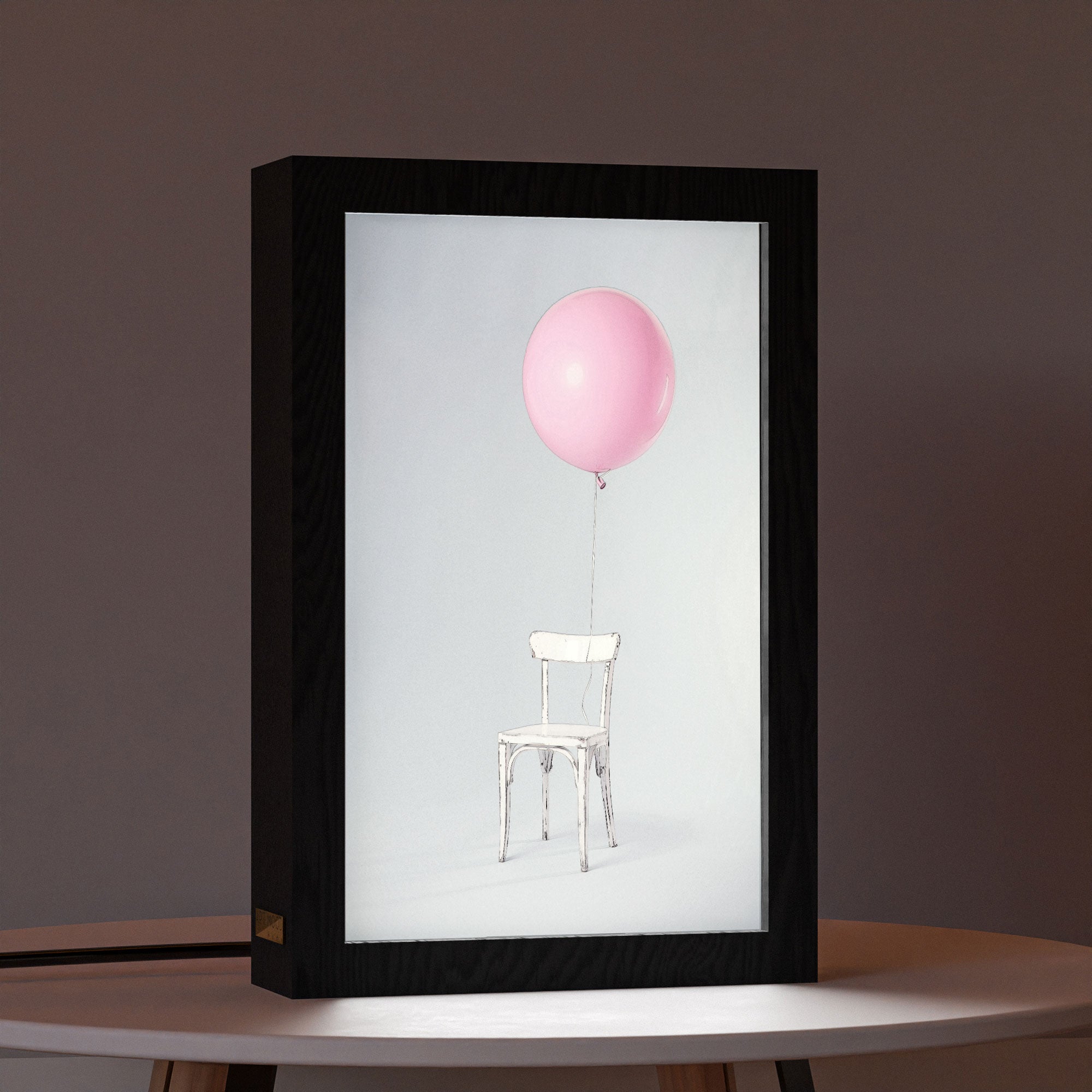 2 in 1 Photo Lighting Frame - Ballon & Chair