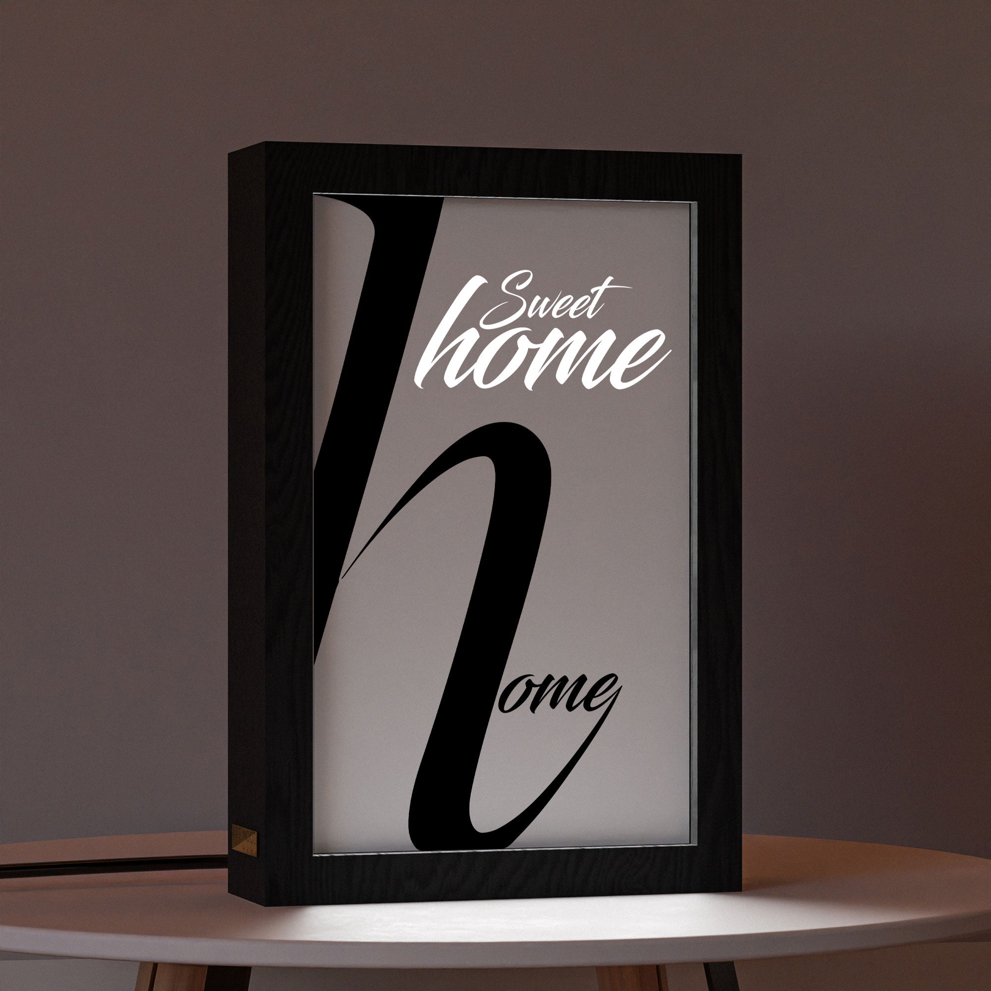 2 in 1 Photo Lighting Frame - Home Sweet Home
