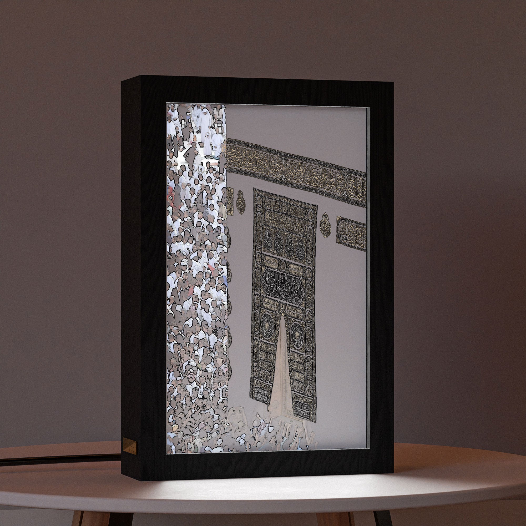 ٢ في ١ - برواز مضئ - الكعبة ١