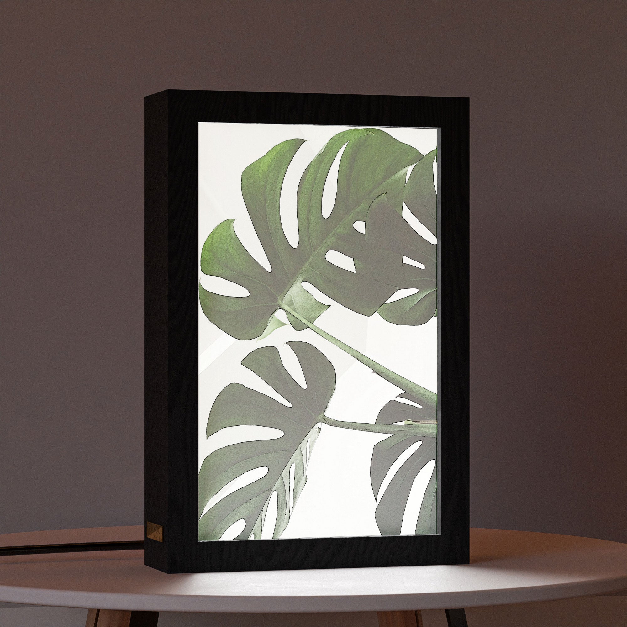 2 in 1 Photo Lighting Frame - Leafs