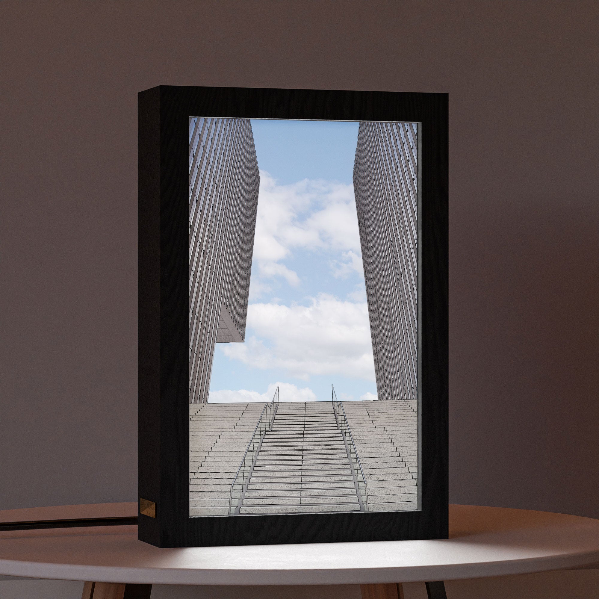 2 in 1 Photo Lighting Frame - Modern Building