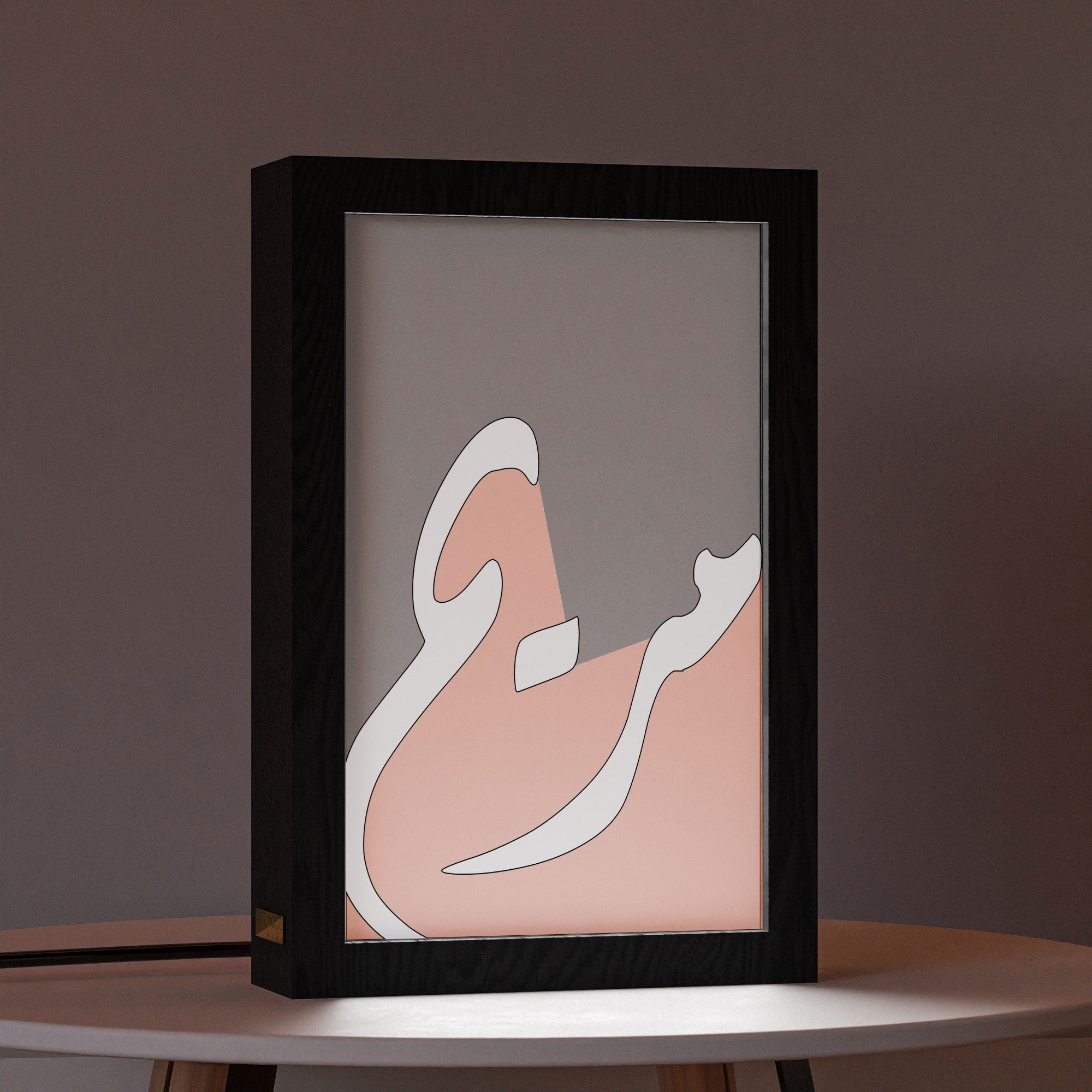 2 in 1 Photo Lighting Frame - Thoulouth Font Names