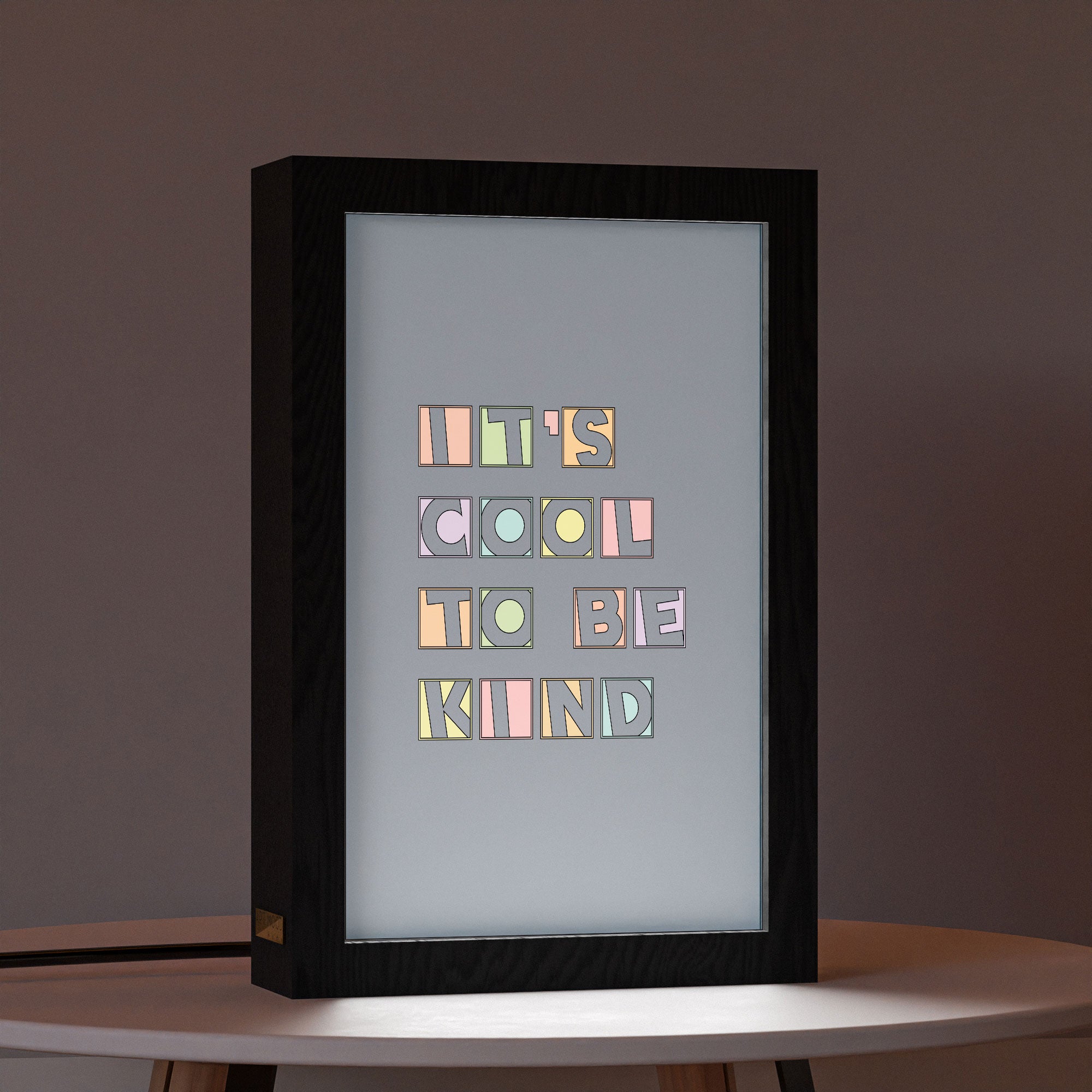 ٢ في ١ - برواز مضئ - كن طيب