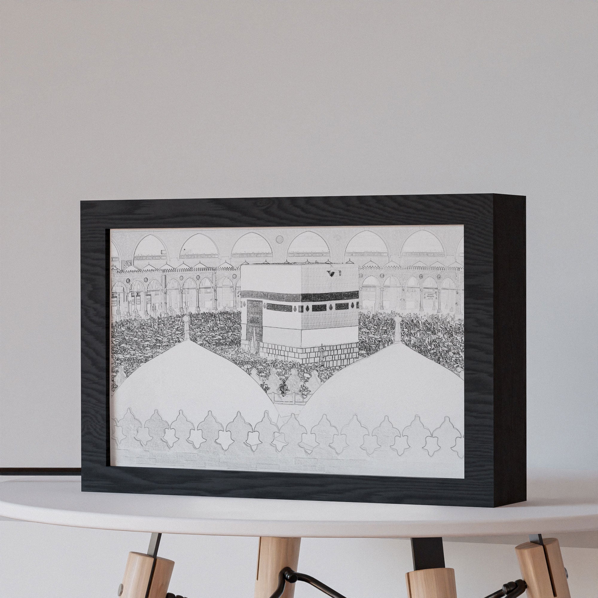 ٢ في ١ - برواز مضئ - الكعبة ٢