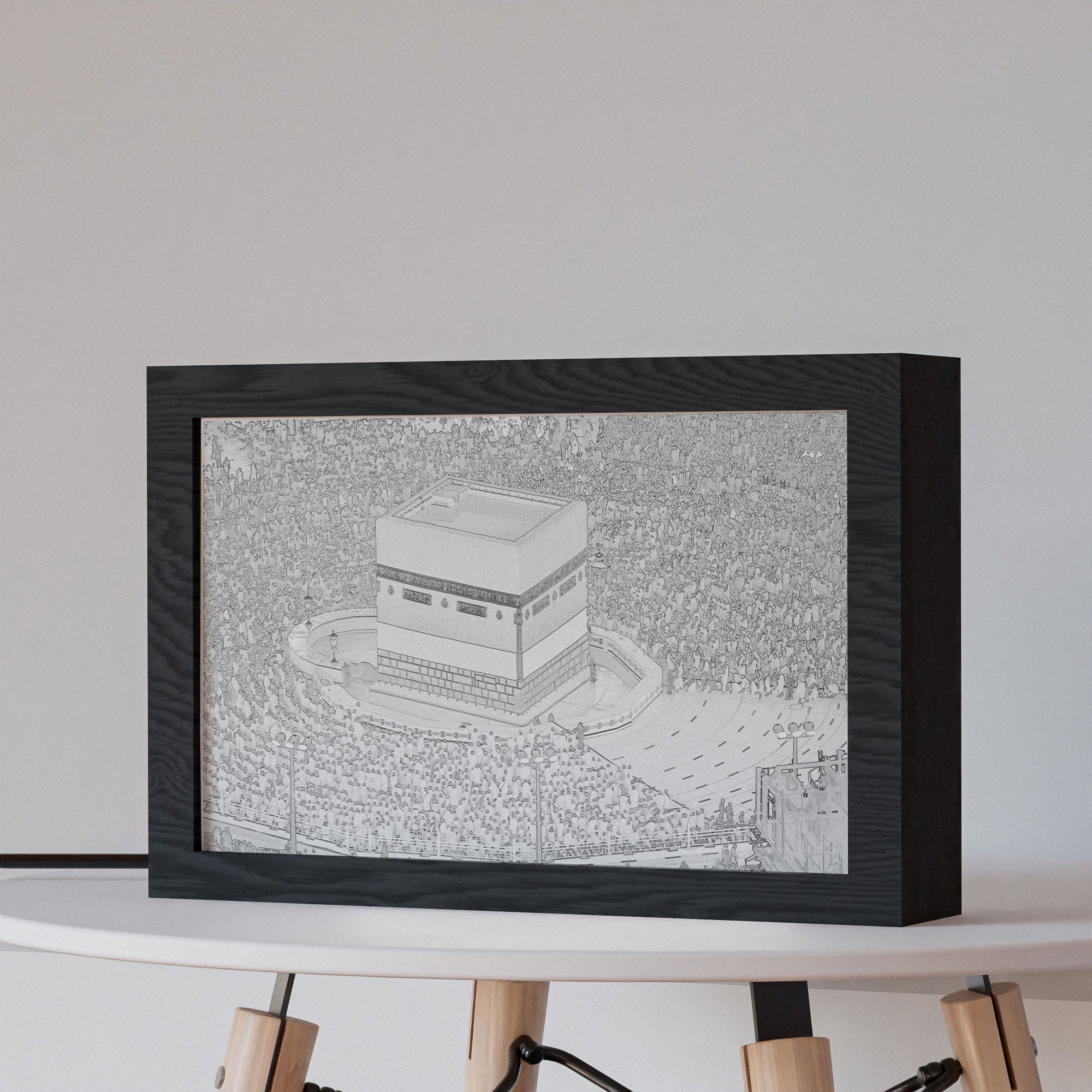 2 in 1 Photo Lighting Frame - AL KAABA 03