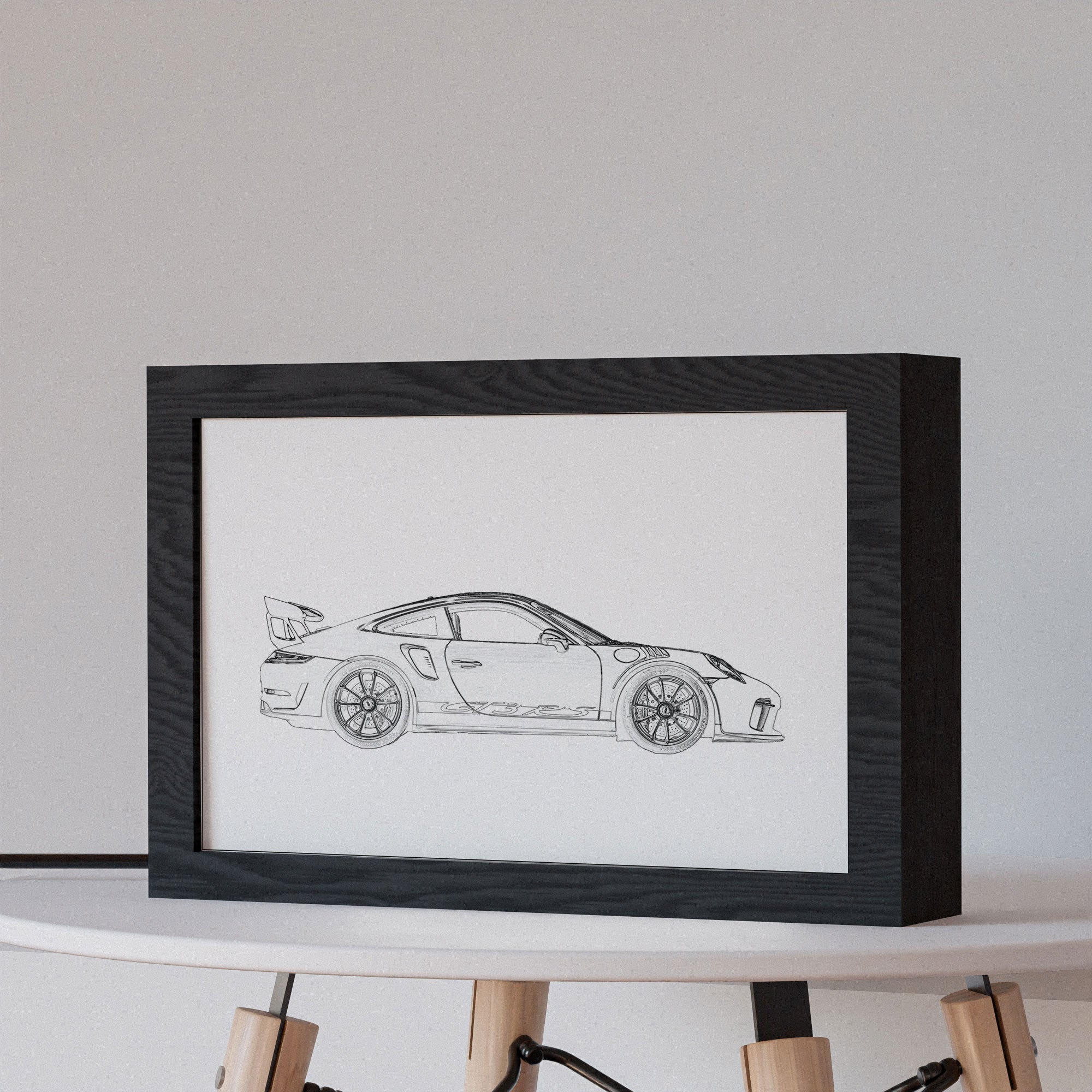 ٢ في ١ - برواز مضئ- بورش جي تي ٣