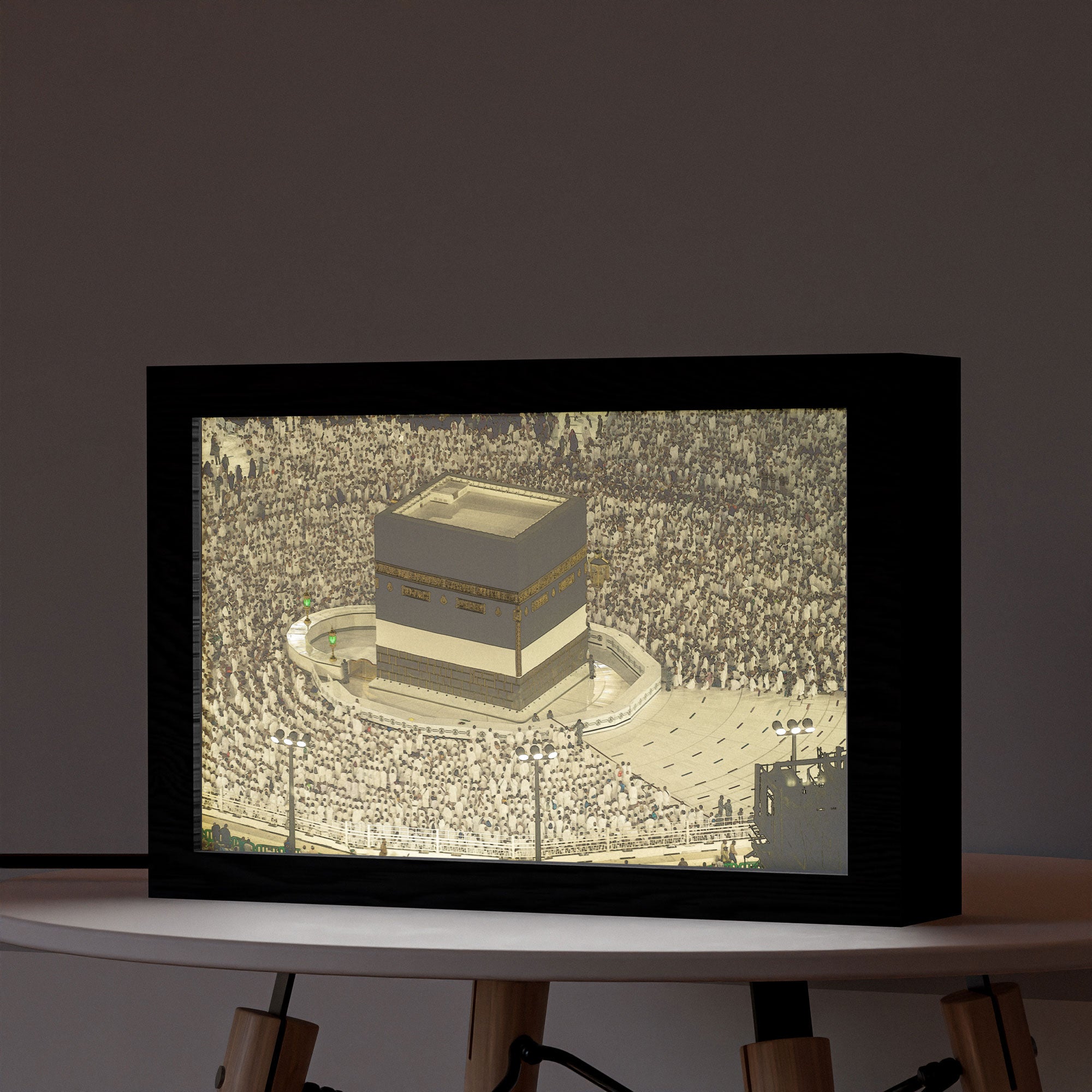 2 in 1 Photo Lighting Frame - AL KAABA 03