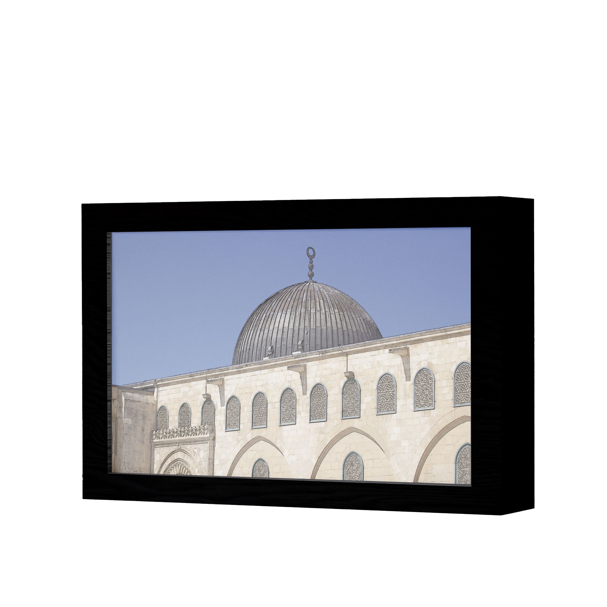 ٢ في ١ - برواز مضئ - المسجد الأقصي