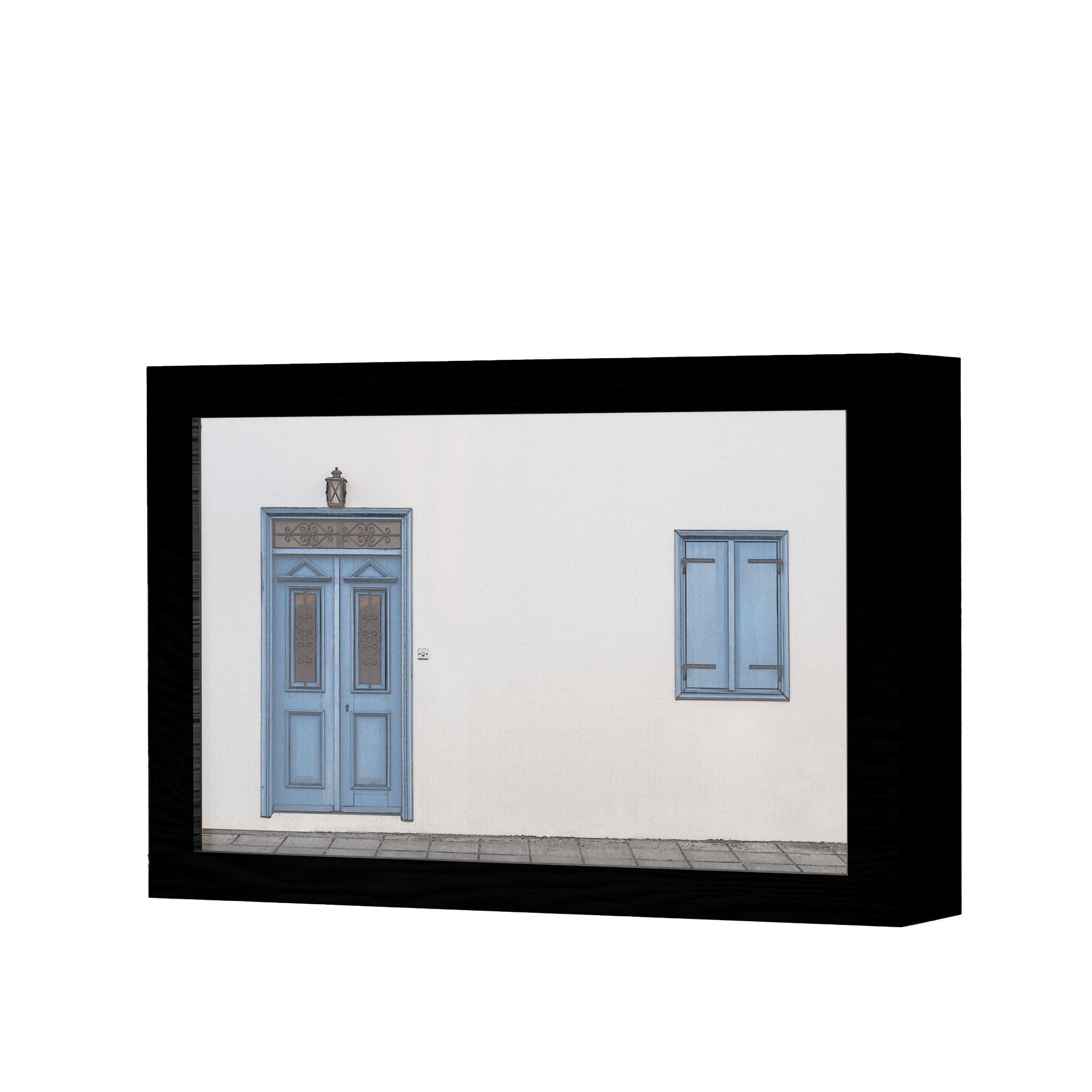 2 in 1 Photo Lighting Frame - Blue Door