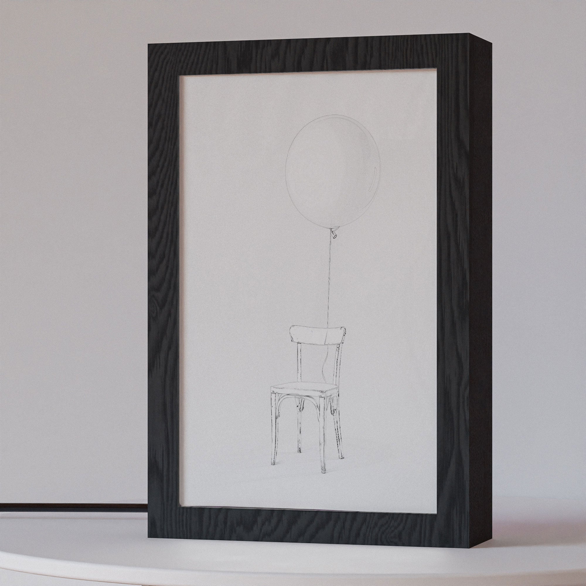 2 in 1 Photo Lighting Frame - Ballon & Chair