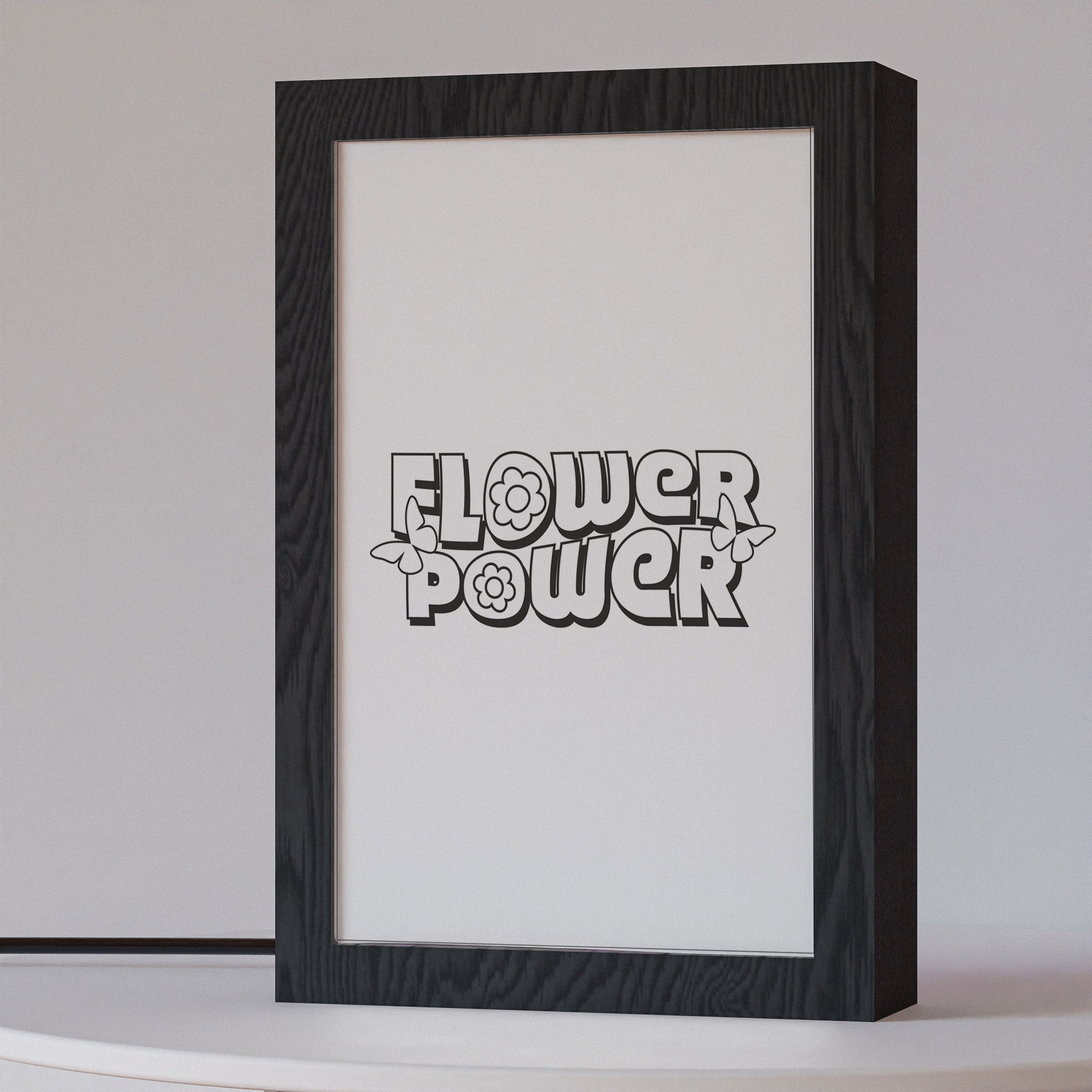 2 in 1 Photo Lighting Frame - Flower Power