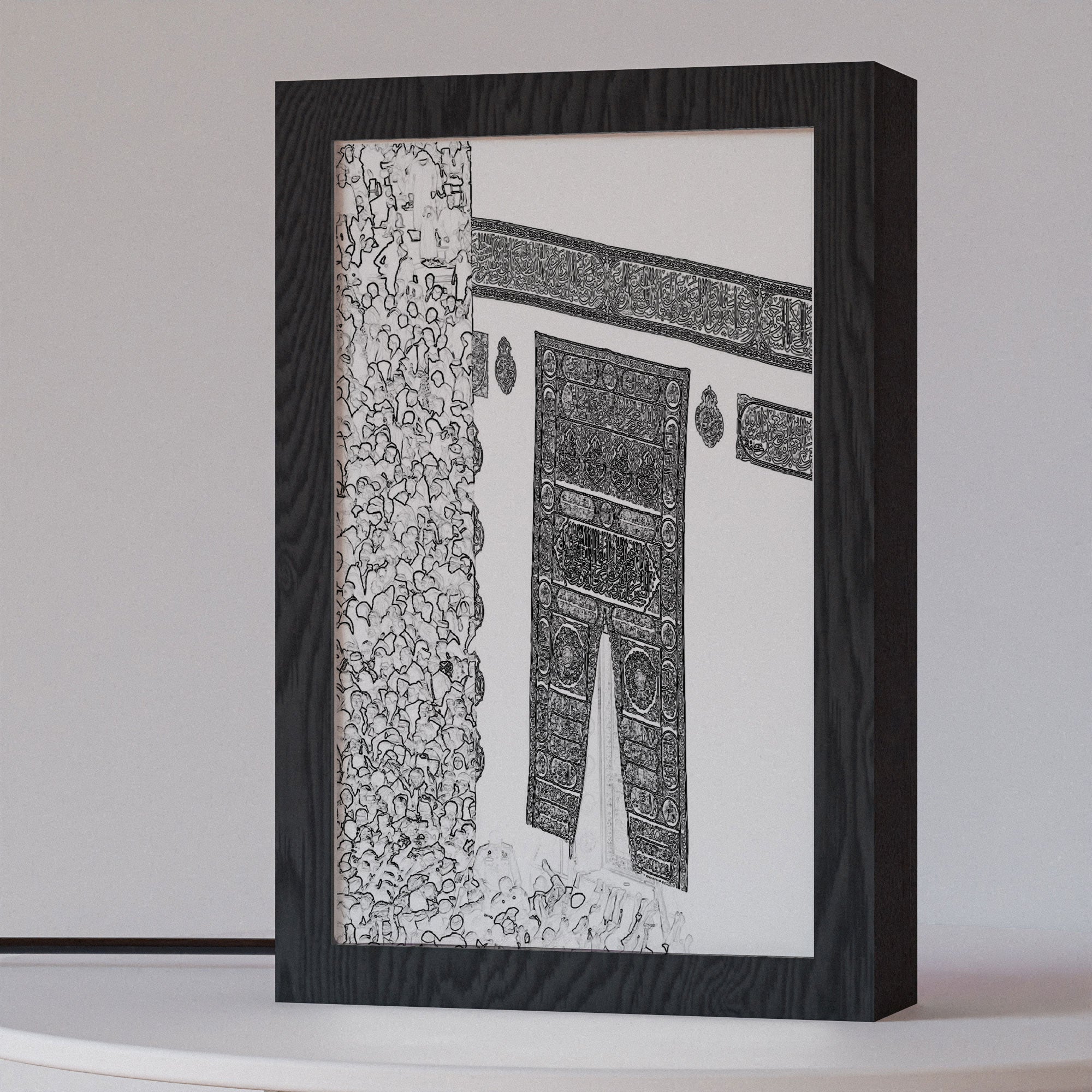 ٢ في ١ - برواز مضئ - الكعبة ١