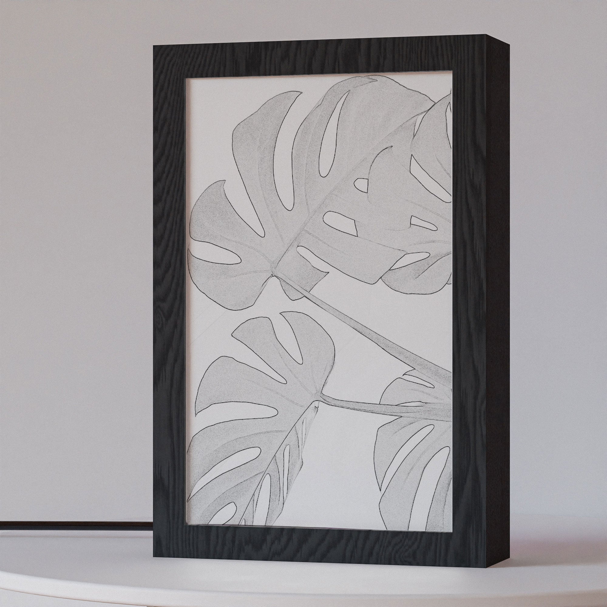 2 in 1 Photo Lighting Frame - Leafs